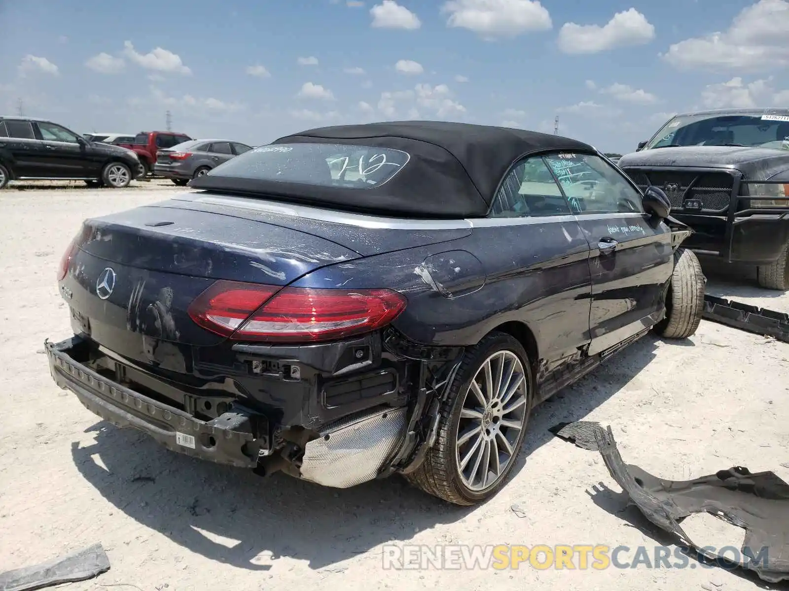 4 Photograph of a damaged car WDDWK8DB7KF793401 MERCEDES-BENZ C-CLASS 2019