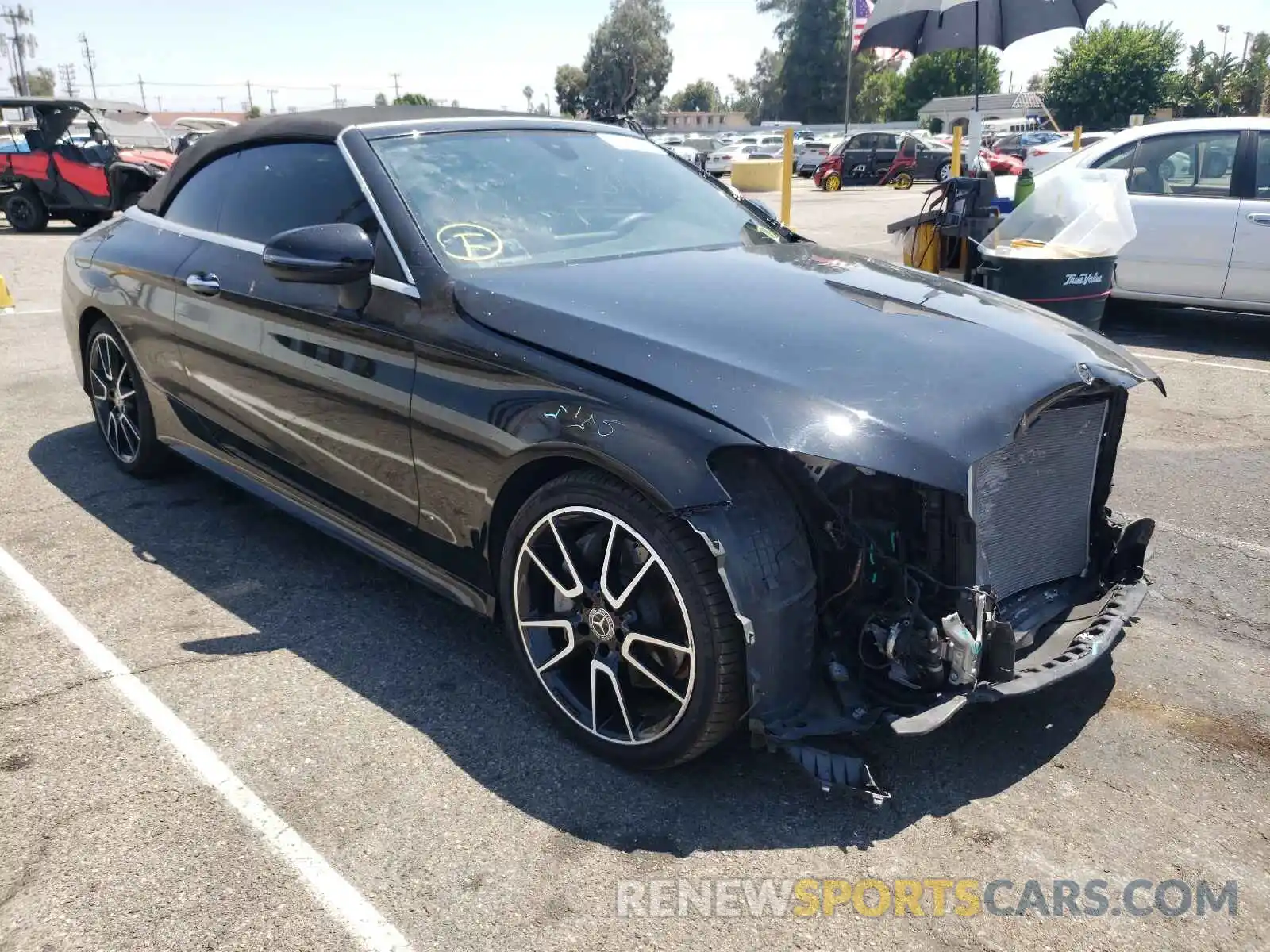 1 Photograph of a damaged car WDDWK8DB7KF865004 MERCEDES-BENZ C-CLASS 2019