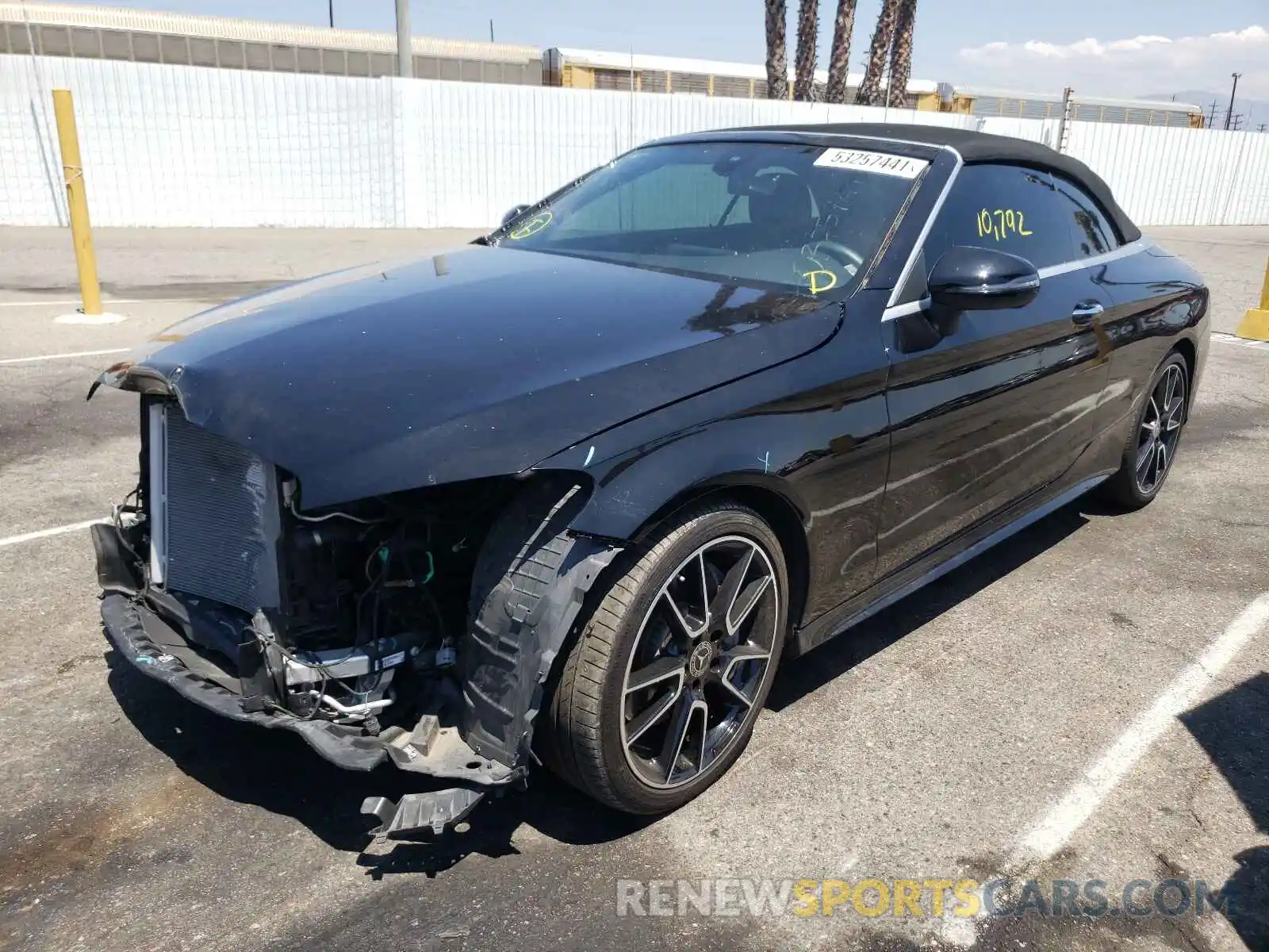 2 Photograph of a damaged car WDDWK8DB7KF865004 MERCEDES-BENZ C-CLASS 2019