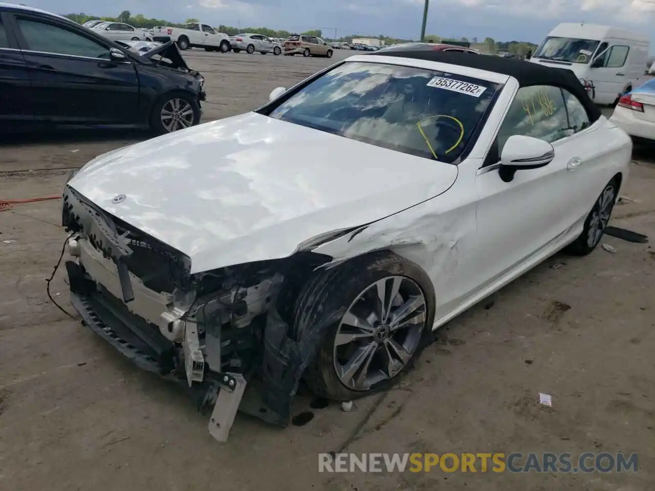 2 Photograph of a damaged car WDDWK8DB8KF835980 MERCEDES-BENZ C-CLASS 2019