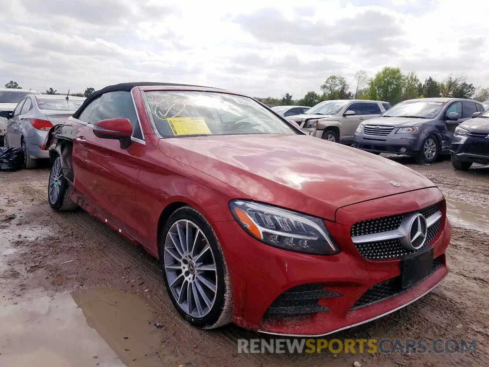 1 Photograph of a damaged car WDDWK8DB9KF841173 MERCEDES-BENZ C CLASS 2019