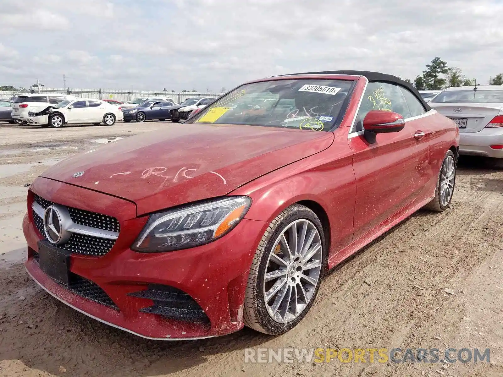 2 Photograph of a damaged car WDDWK8DB9KF841173 MERCEDES-BENZ C CLASS 2019