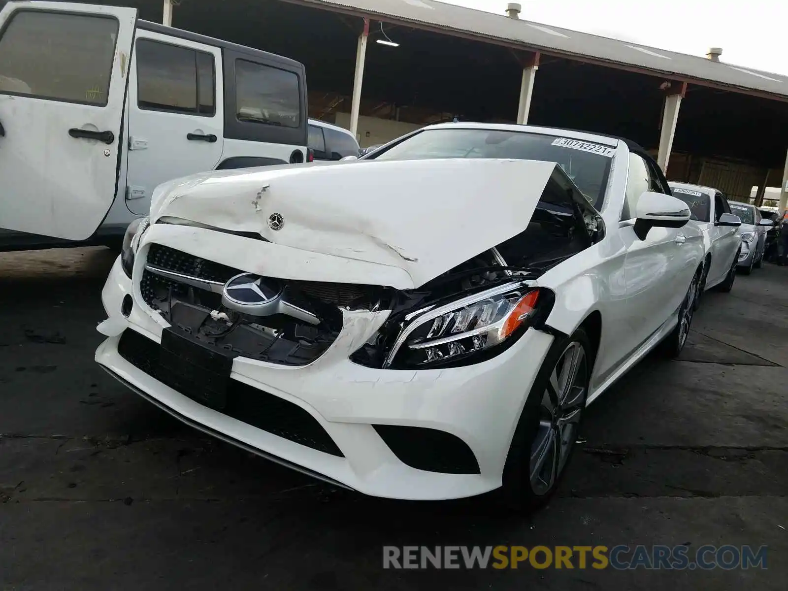 2 Photograph of a damaged car WDDWK8DB9KF862332 MERCEDES-BENZ C CLASS 2019