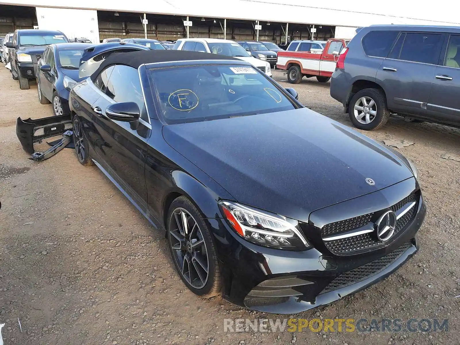 1 Photograph of a damaged car WDDWK8DB9KF872102 MERCEDES-BENZ C-CLASS 2019