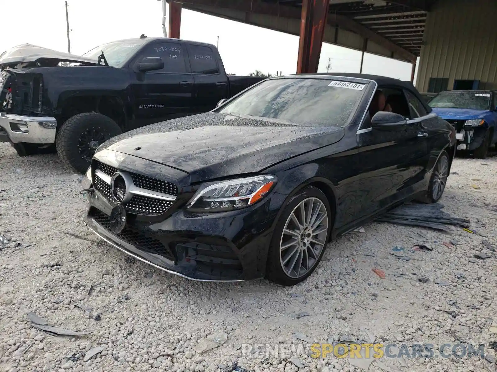 2 Photograph of a damaged car WDDWK8DBXKF774521 MERCEDES-BENZ C-CLASS 2019