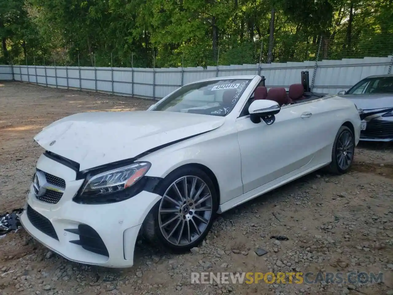 2 Photograph of a damaged car WDDWK8DBXKF792694 MERCEDES-BENZ C-CLASS 2019