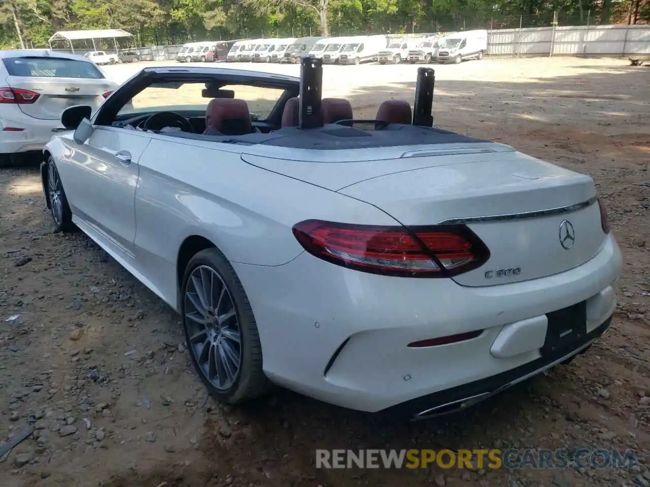 3 Photograph of a damaged car WDDWK8DBXKF792694 MERCEDES-BENZ C-CLASS 2019