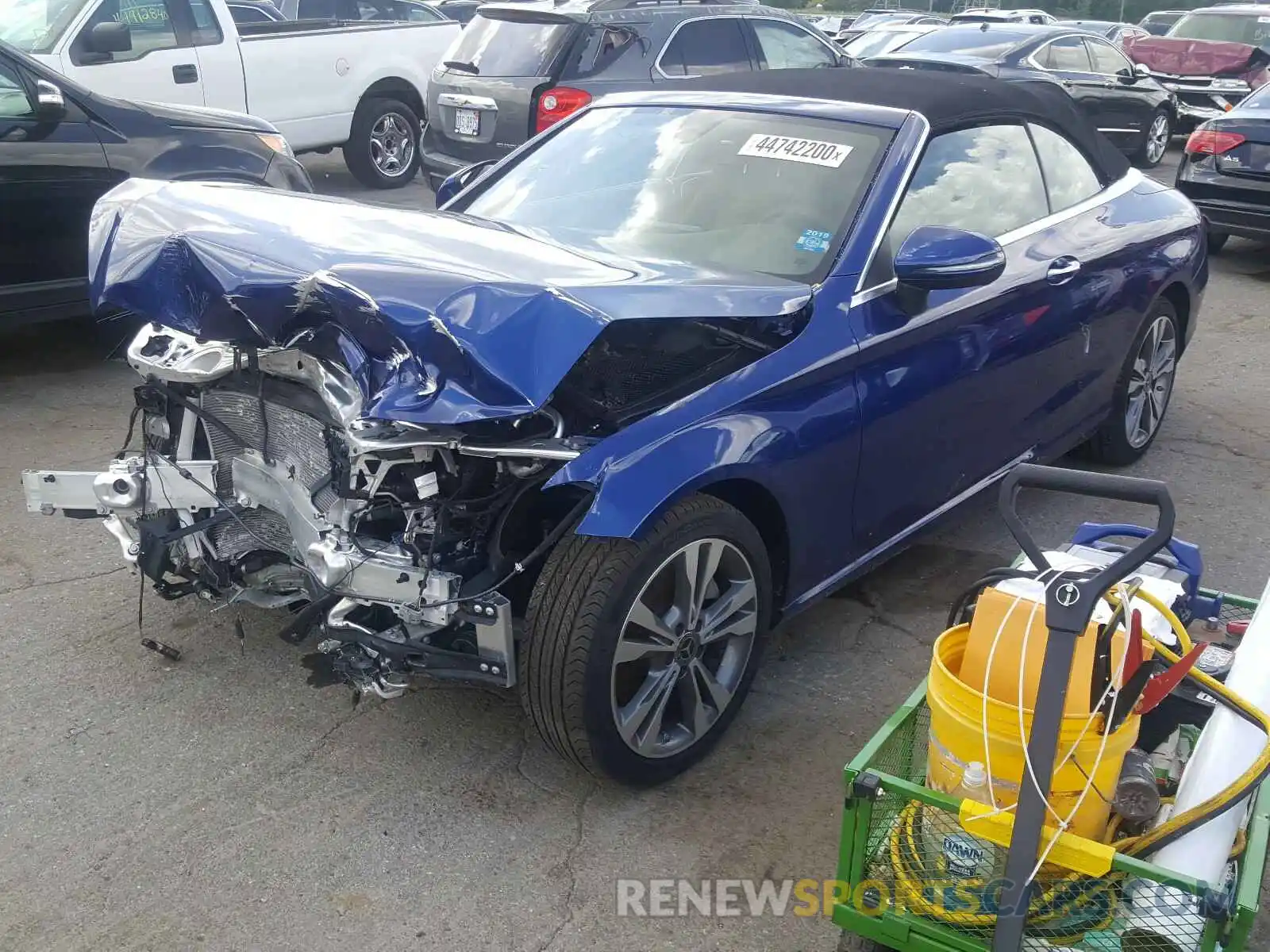 2 Photograph of a damaged car WDDWK8EB0KF894732 MERCEDES-BENZ C CLASS 2019