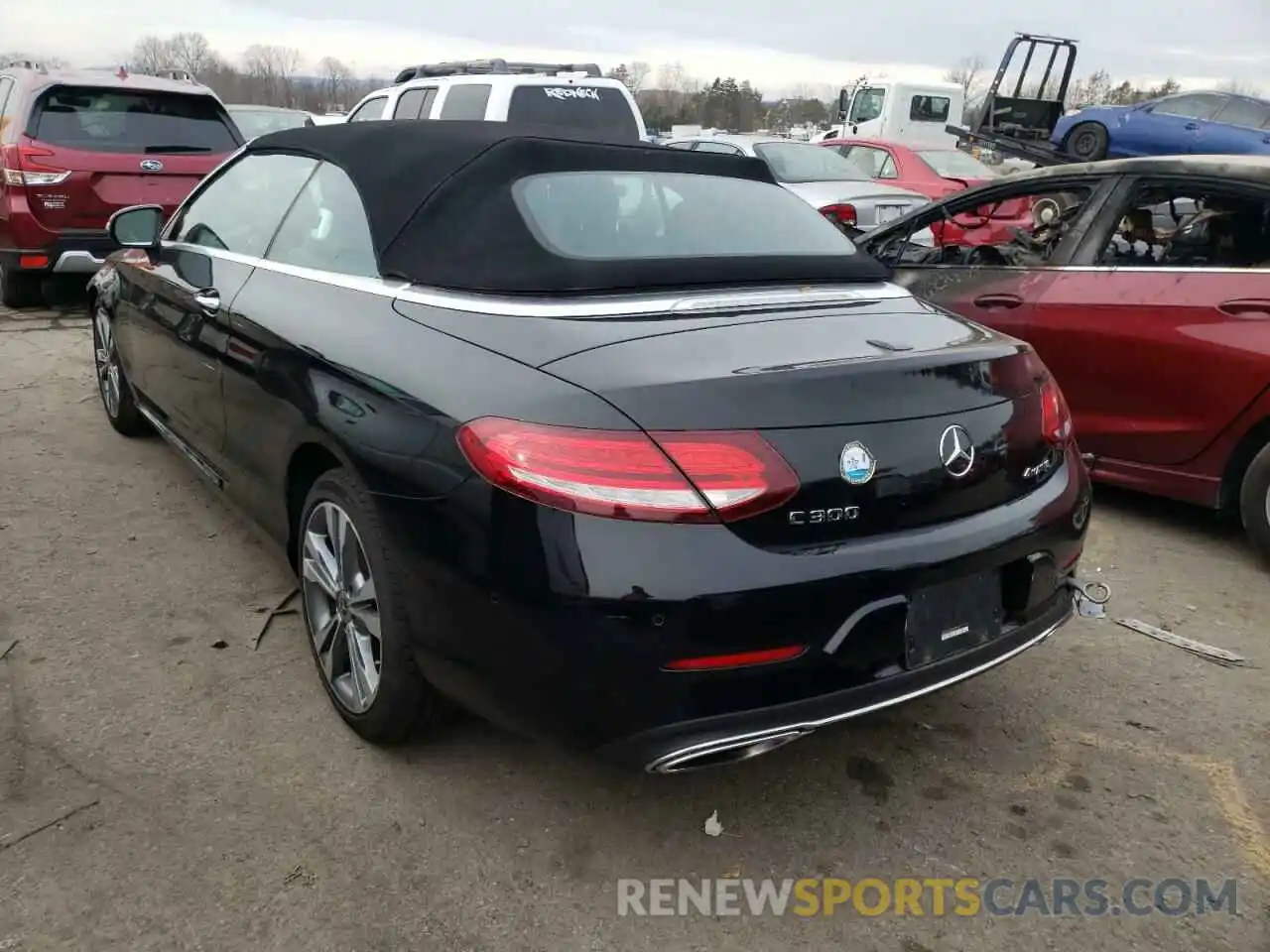 3 Photograph of a damaged car WDDWK8EB1KF832174 MERCEDES-BENZ C-CLASS 2019