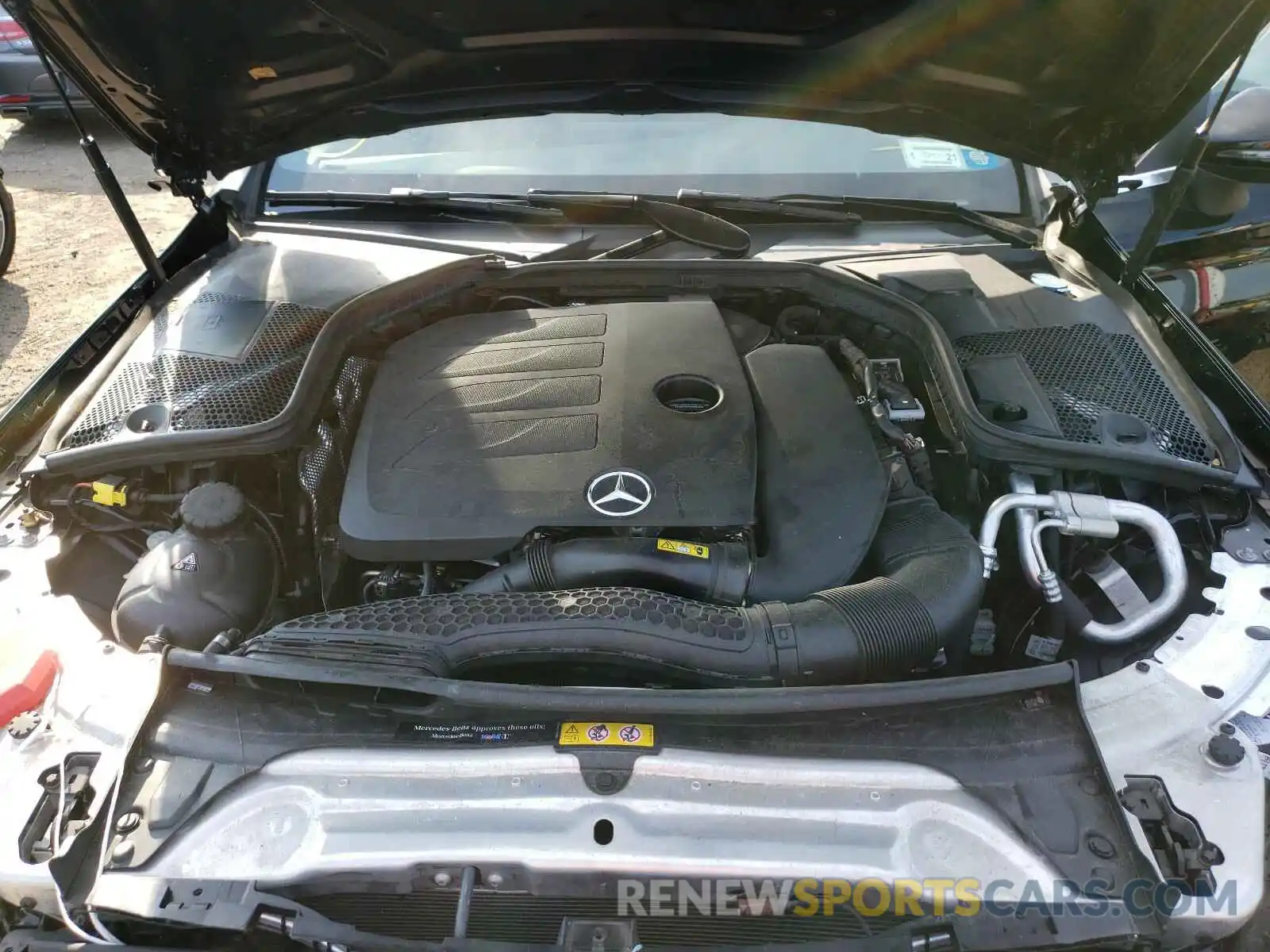 7 Photograph of a damaged car WDDWK8EB2KF842020 MERCEDES-BENZ C CLASS 2019