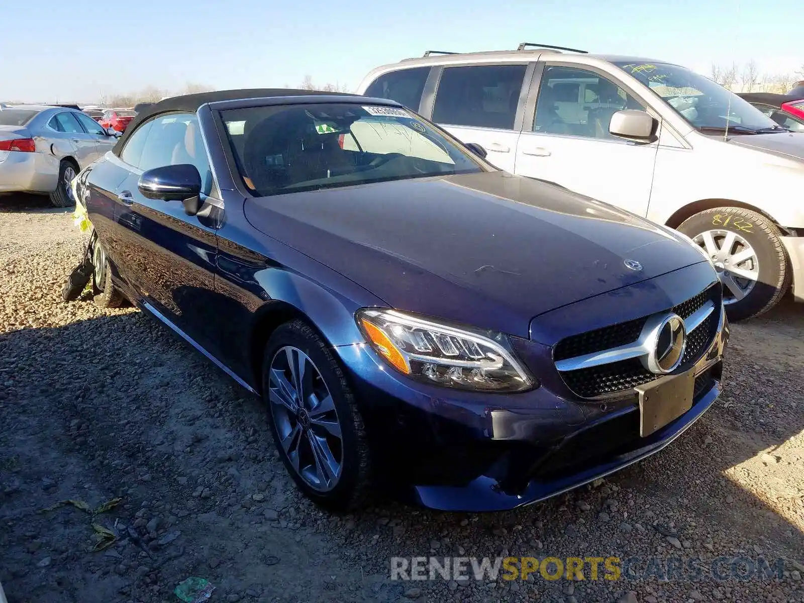 1 Photograph of a damaged car WDDWK8EB3KF886513 MERCEDES-BENZ C CLASS 2019