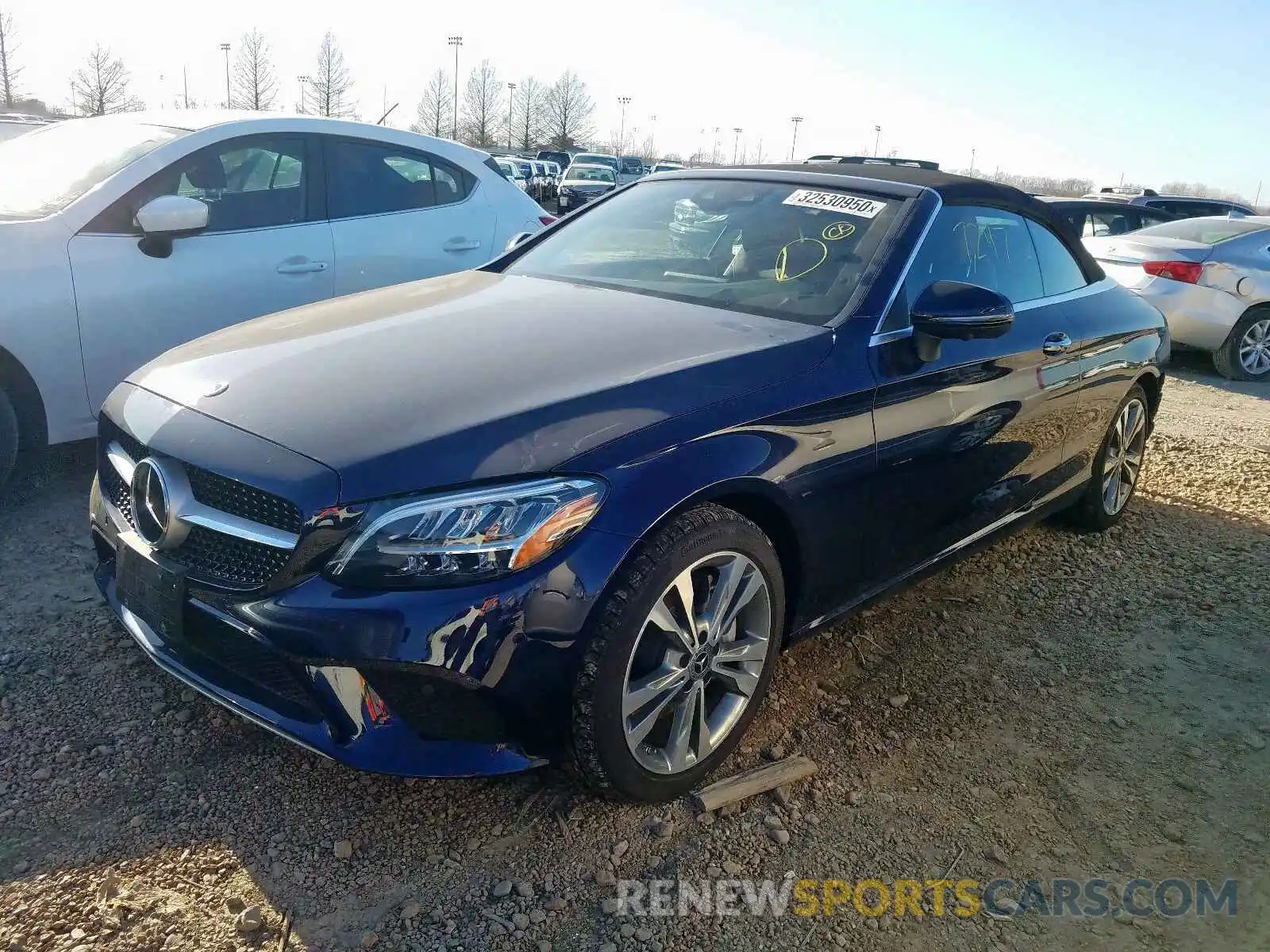 2 Photograph of a damaged car WDDWK8EB3KF886513 MERCEDES-BENZ C CLASS 2019