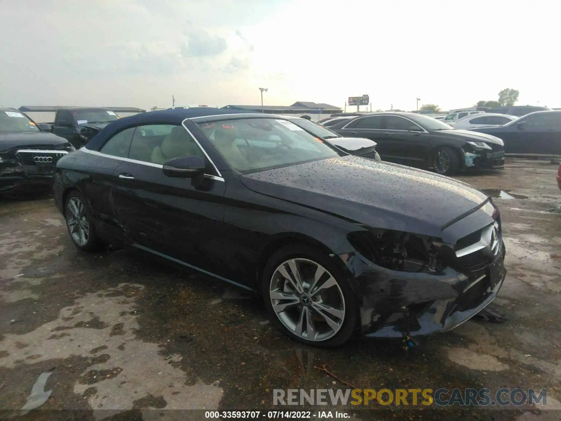 1 Photograph of a damaged car WDDWK8EB4KF782709 MERCEDES-BENZ C-CLASS 2019