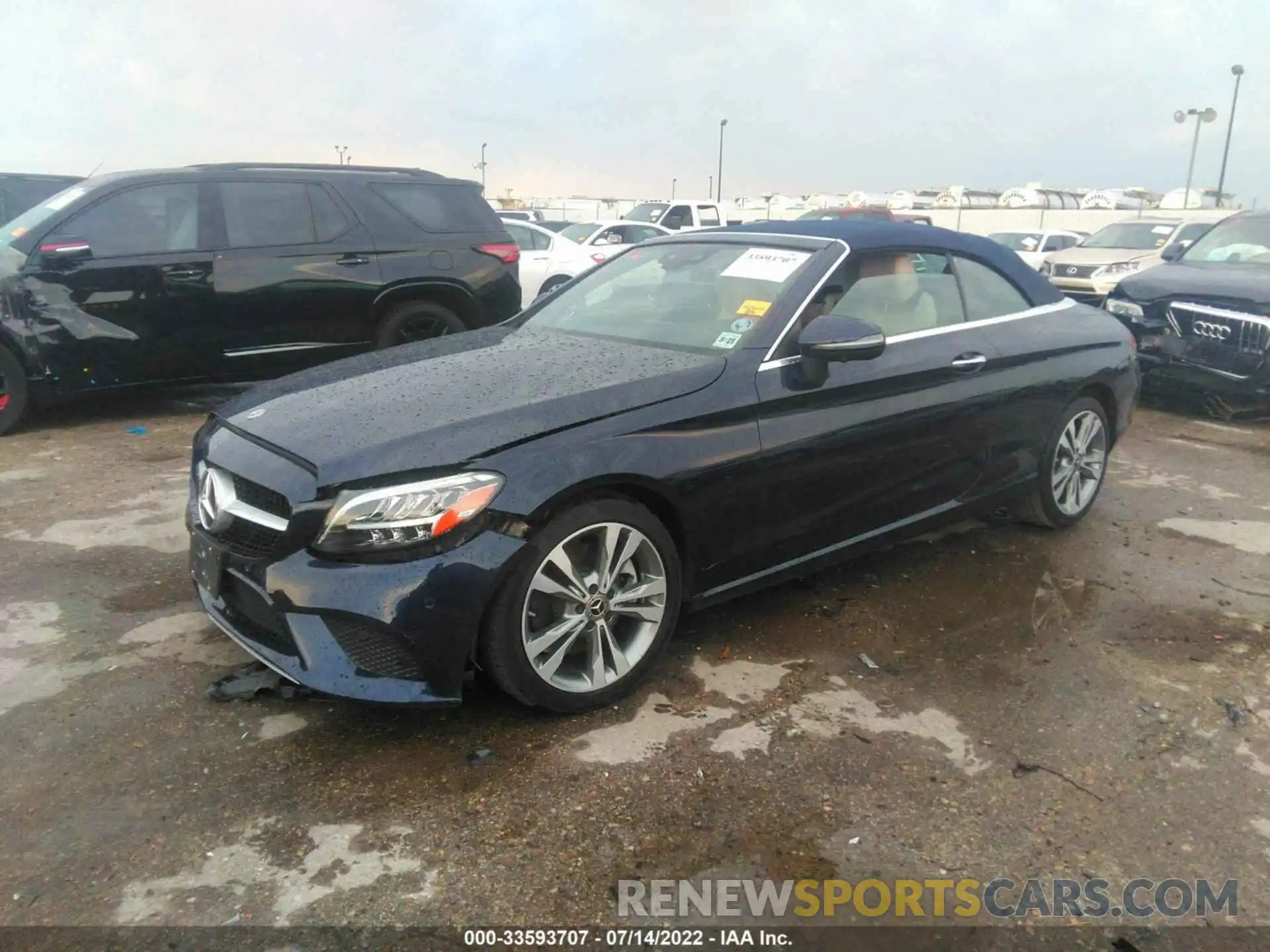 2 Photograph of a damaged car WDDWK8EB4KF782709 MERCEDES-BENZ C-CLASS 2019