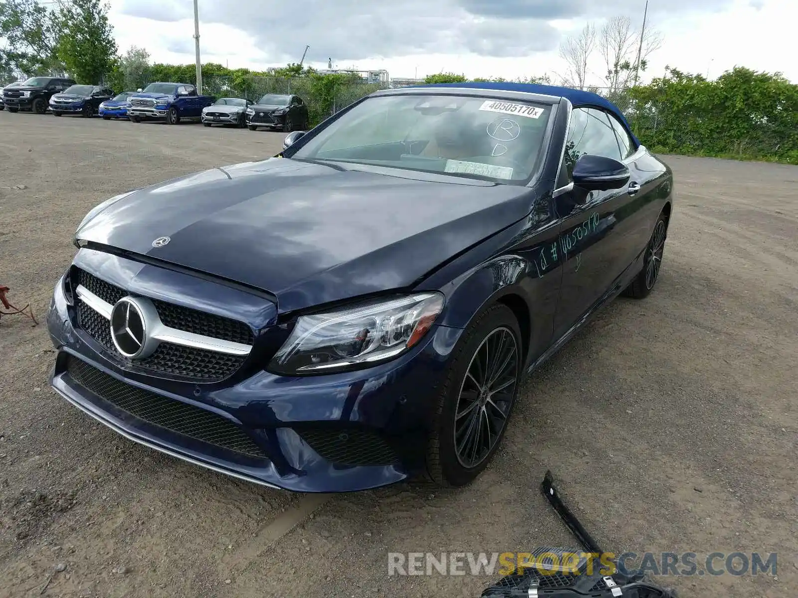 2 Photograph of a damaged car WDDWK8EB5KF774960 MERCEDES-BENZ C CLASS 2019