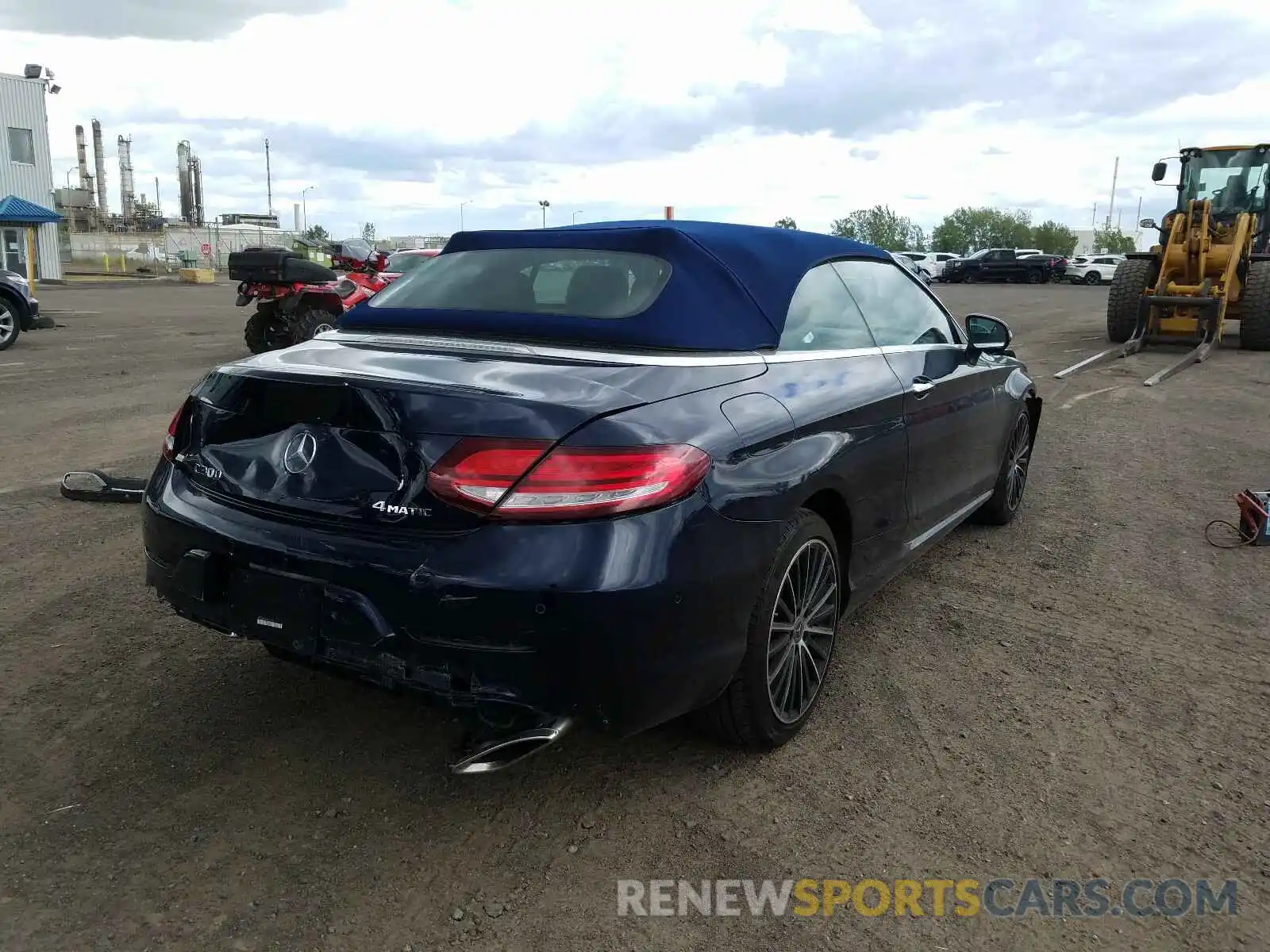 4 Photograph of a damaged car WDDWK8EB5KF774960 MERCEDES-BENZ C CLASS 2019