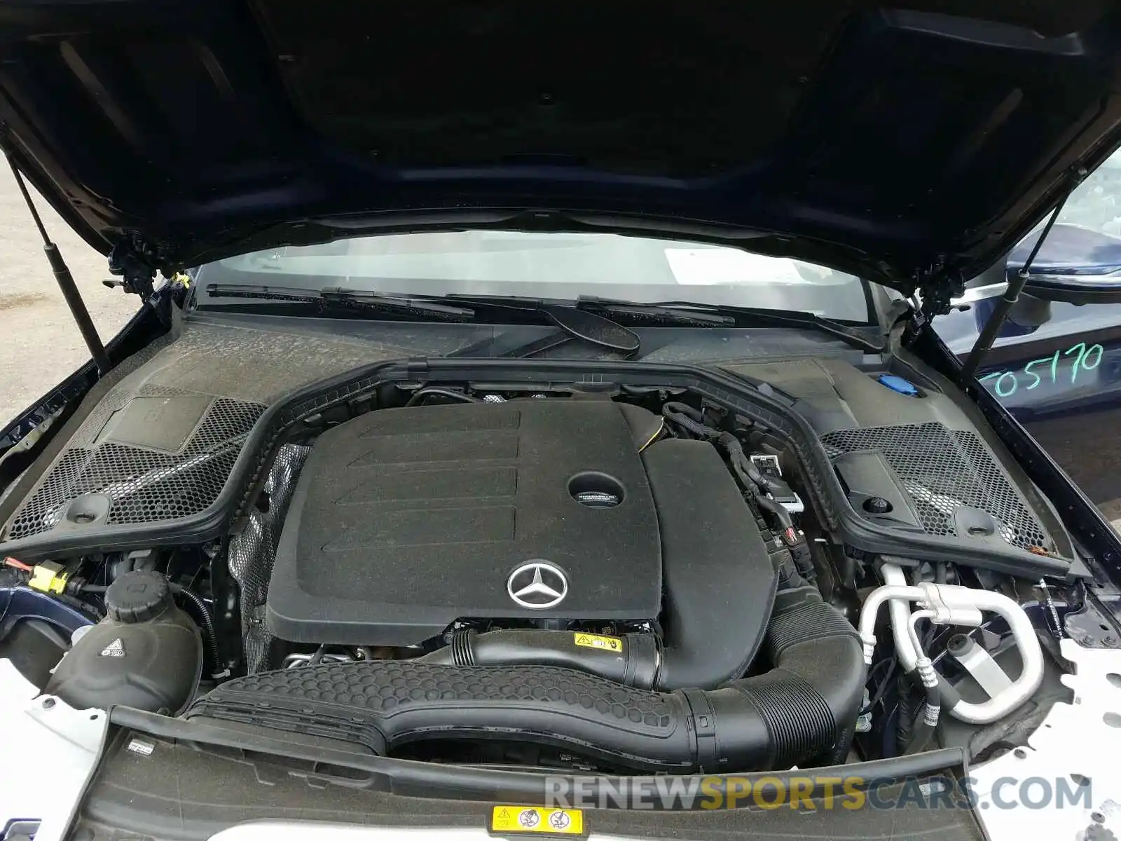 7 Photograph of a damaged car WDDWK8EB5KF774960 MERCEDES-BENZ C CLASS 2019