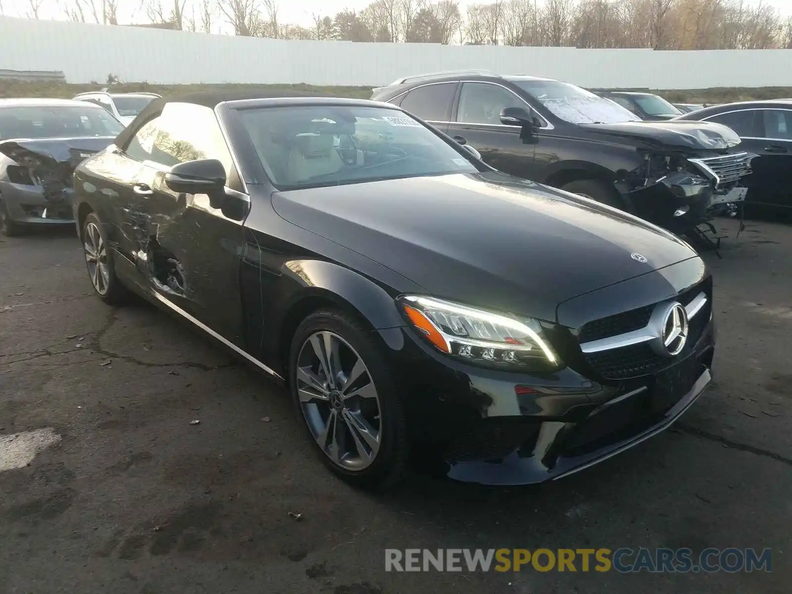 1 Photograph of a damaged car WDDWK8EB6KF874517 MERCEDES-BENZ C CLASS 2019