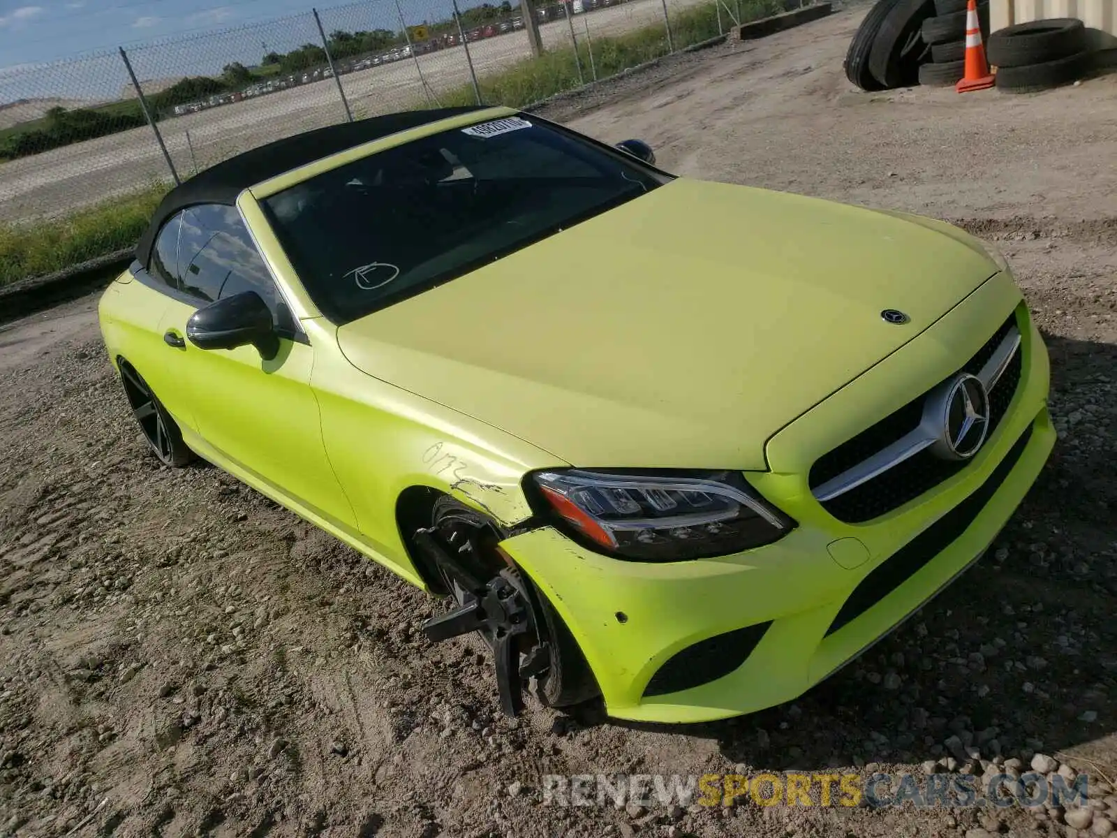 1 Photograph of a damaged car WDDWK8EB7KF791016 MERCEDES-BENZ C CLASS 2019