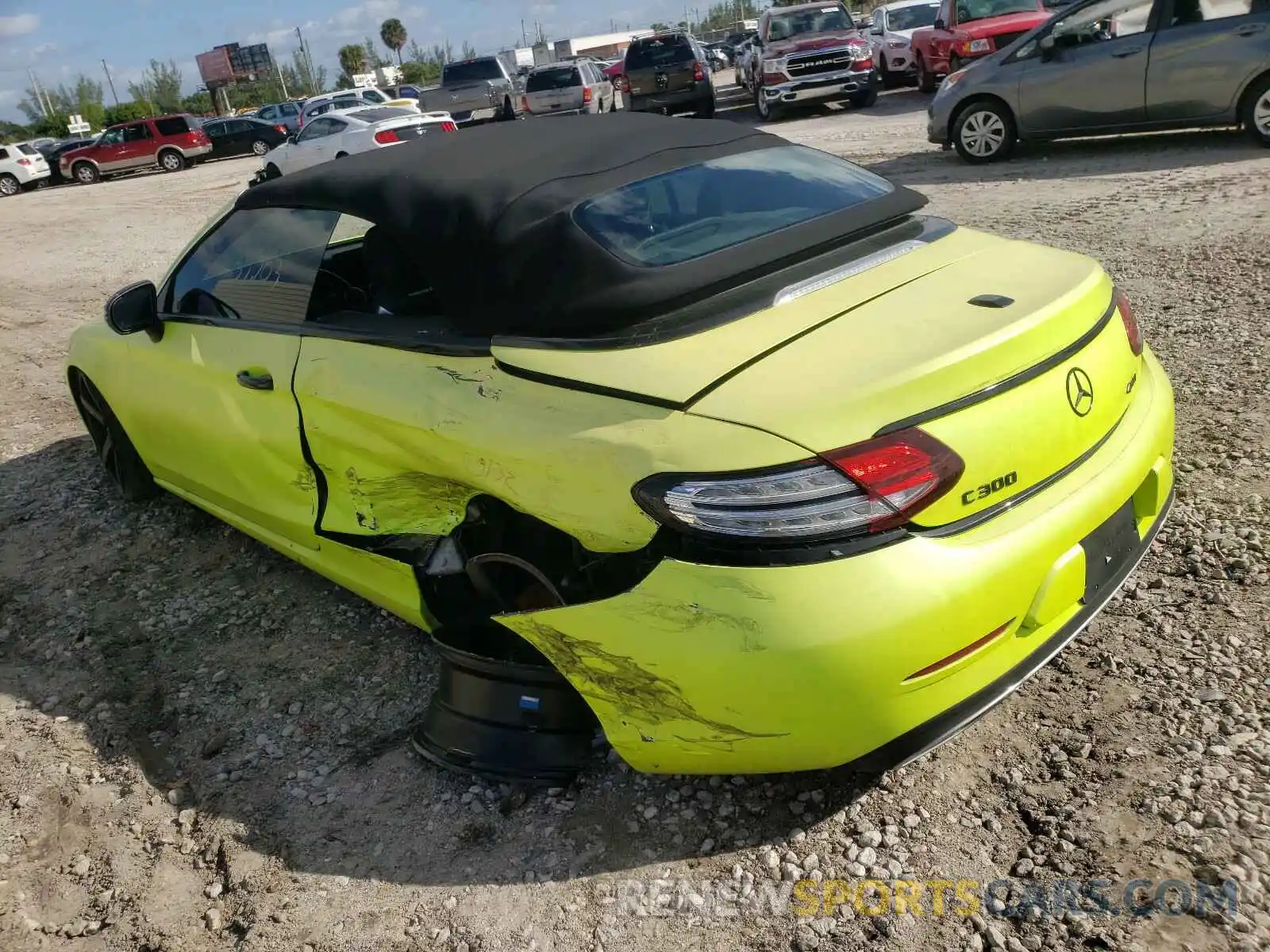 3 Photograph of a damaged car WDDWK8EB7KF791016 MERCEDES-BENZ C CLASS 2019