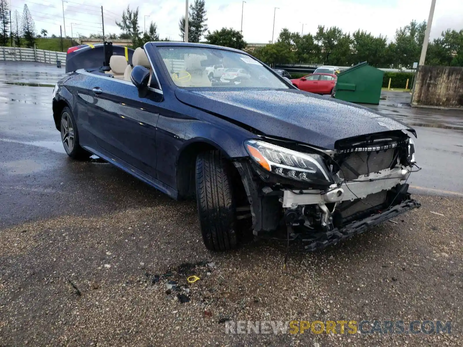 1 Photograph of a damaged car WDDWK8EB7KF826136 MERCEDES-BENZ C CLASS 2019