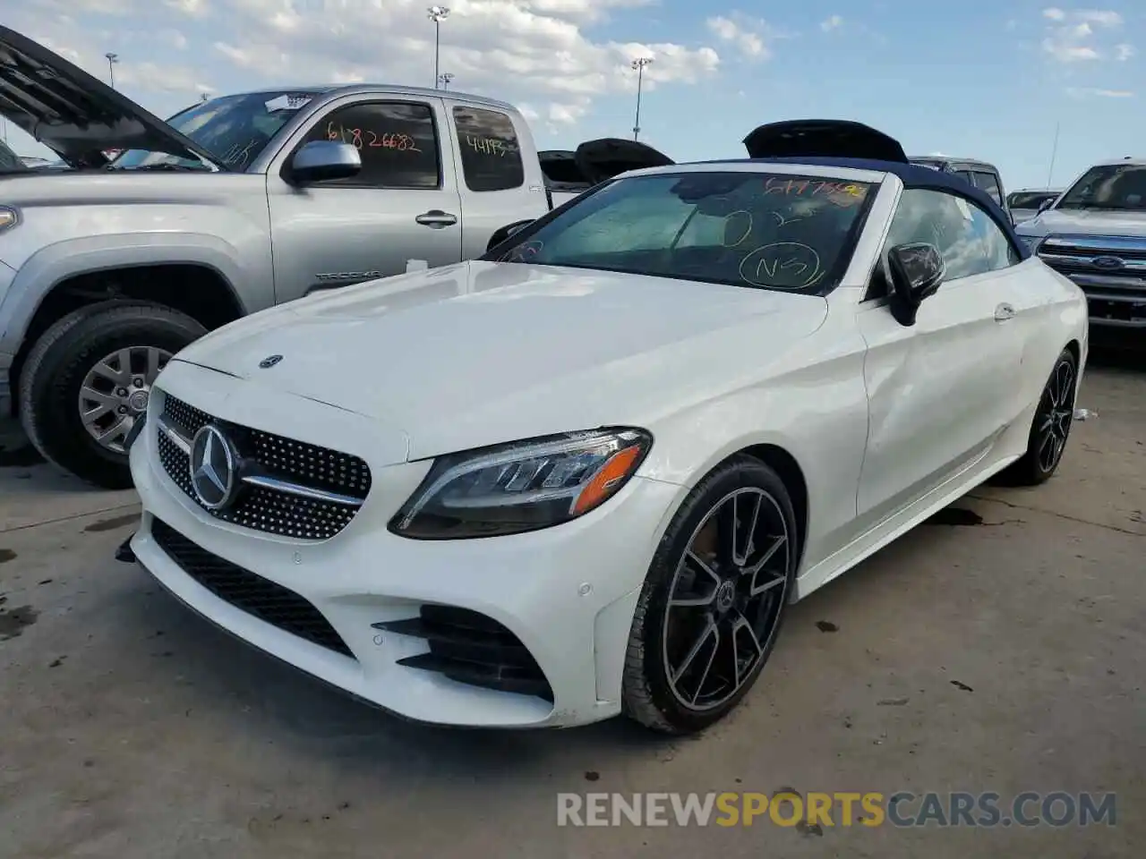 2 Photograph of a damaged car WDDWK8EB7KF853823 MERCEDES-BENZ C-CLASS 2019