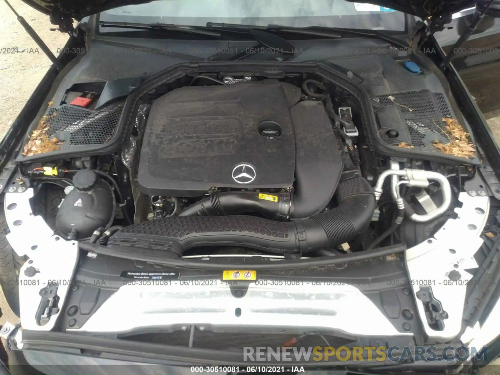 10 Photograph of a damaged car WDDWK8EB8KF864359 MERCEDES-BENZ C-CLASS 2019