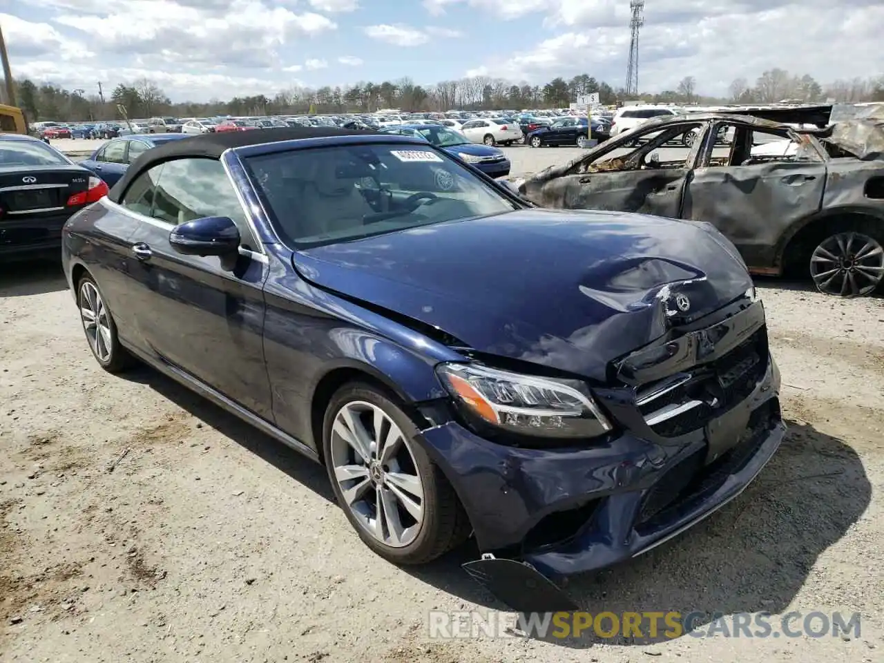 1 Photograph of a damaged car WDDWK8EB8KF866256 MERCEDES-BENZ C-CLASS 2019