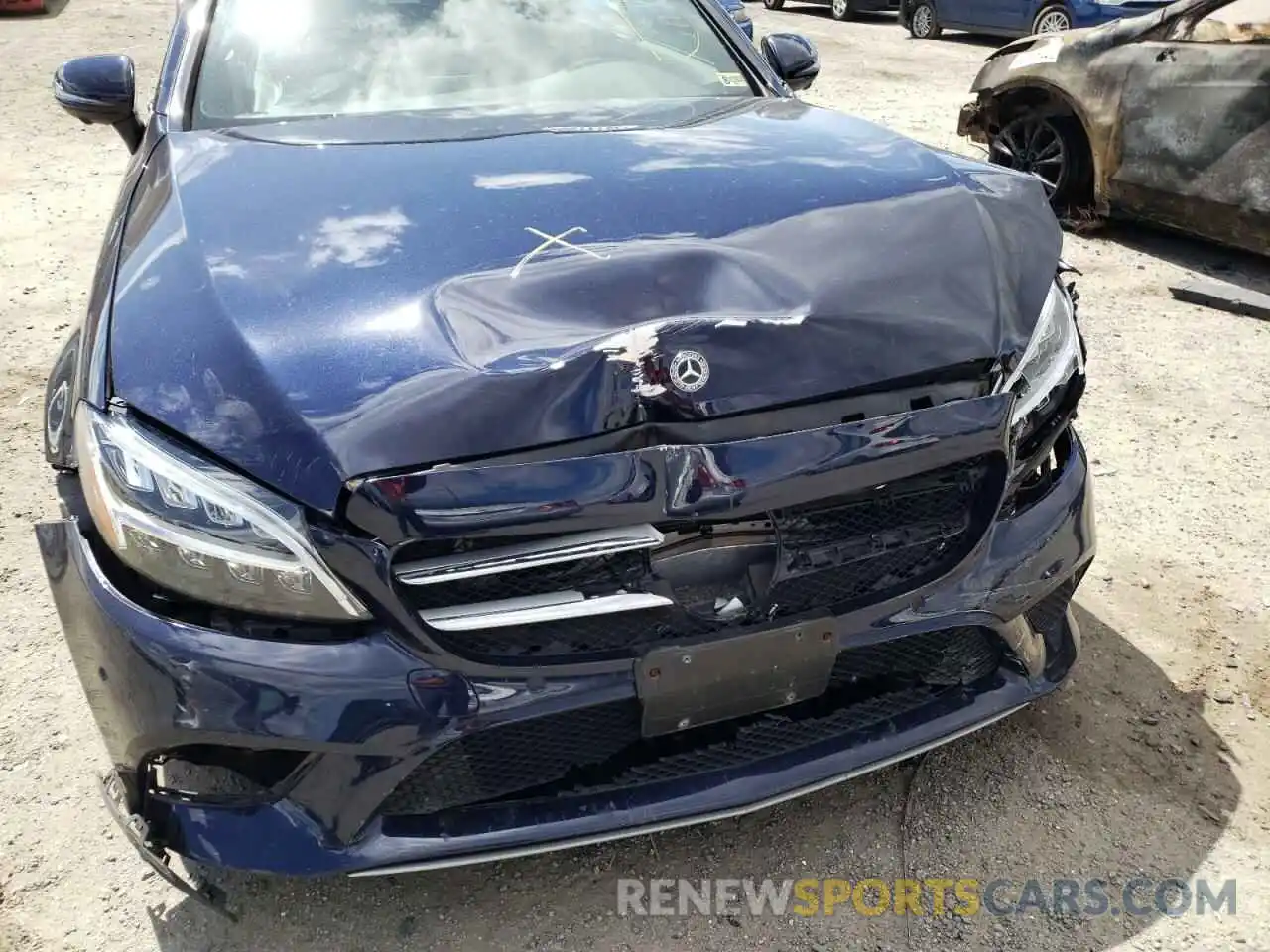 9 Photograph of a damaged car WDDWK8EB8KF866256 MERCEDES-BENZ C-CLASS 2019