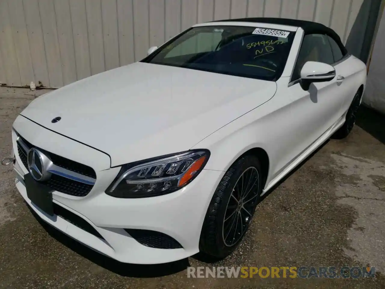 2 Photograph of a damaged car WDDWK8EBXKF773125 MERCEDES-BENZ C-CLASS 2019