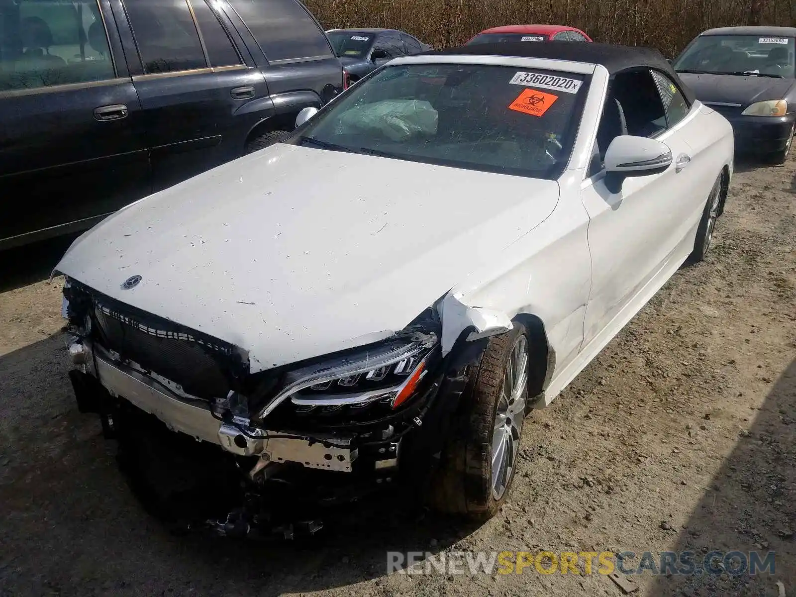 2 Photograph of a damaged car WDDWK8EBXKF777546 MERCEDES-BENZ C CLASS 2019