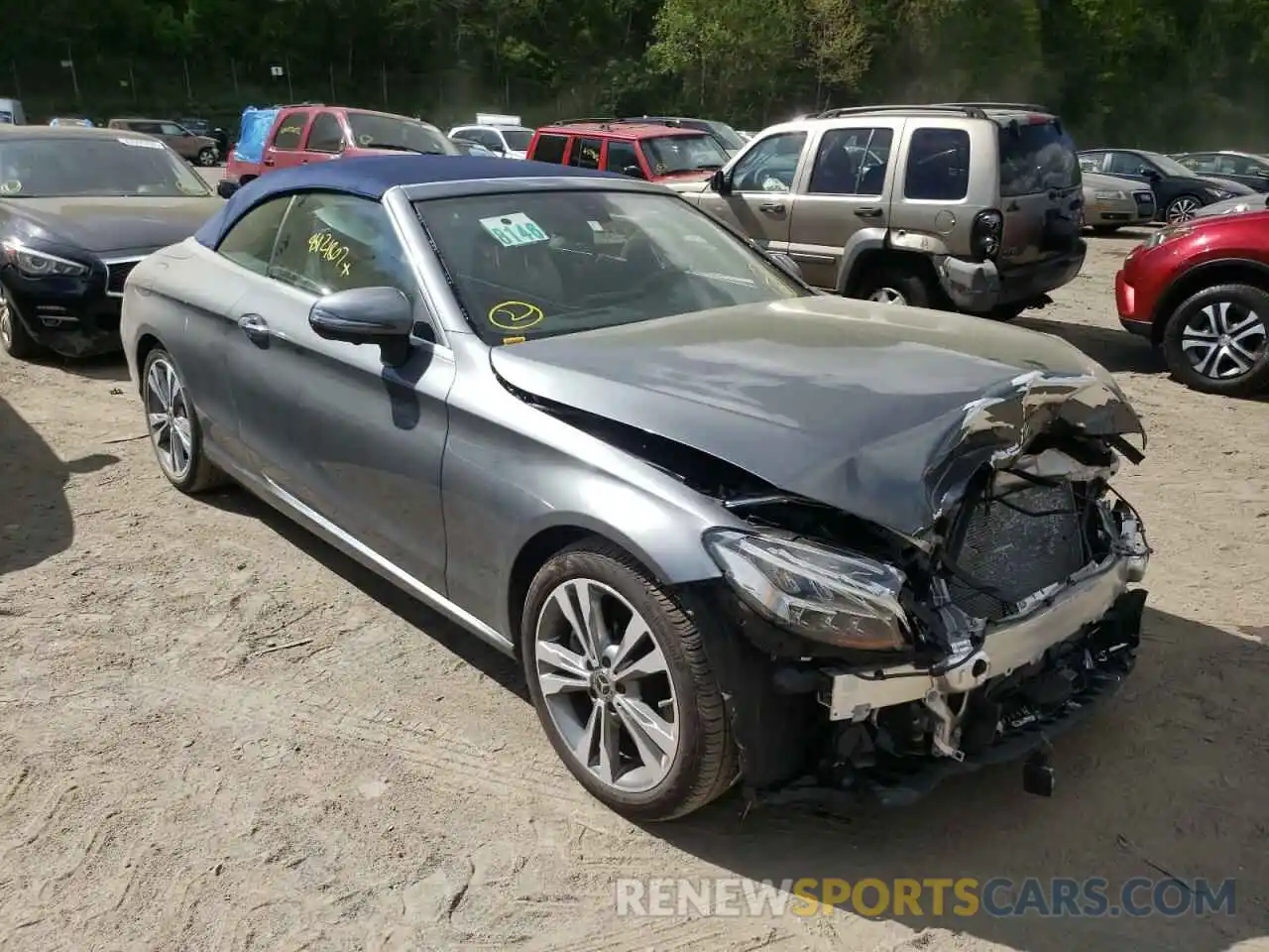 1 Photograph of a damaged car WDDWK8EBXKF789809 MERCEDES-BENZ C-CLASS 2019