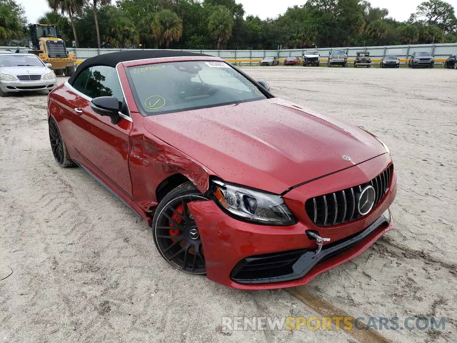 1 Photograph of a damaged car WDDWK8HB2KF828999 MERCEDES-BENZ C-CLASS 2019