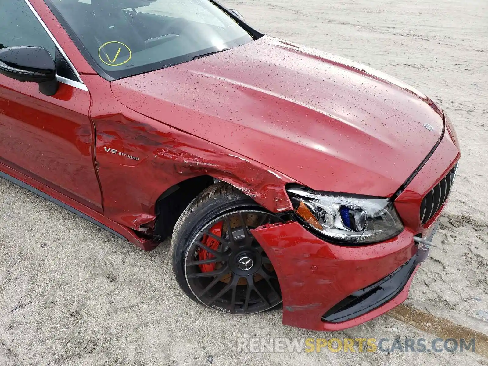 9 Photograph of a damaged car WDDWK8HB2KF828999 MERCEDES-BENZ C-CLASS 2019