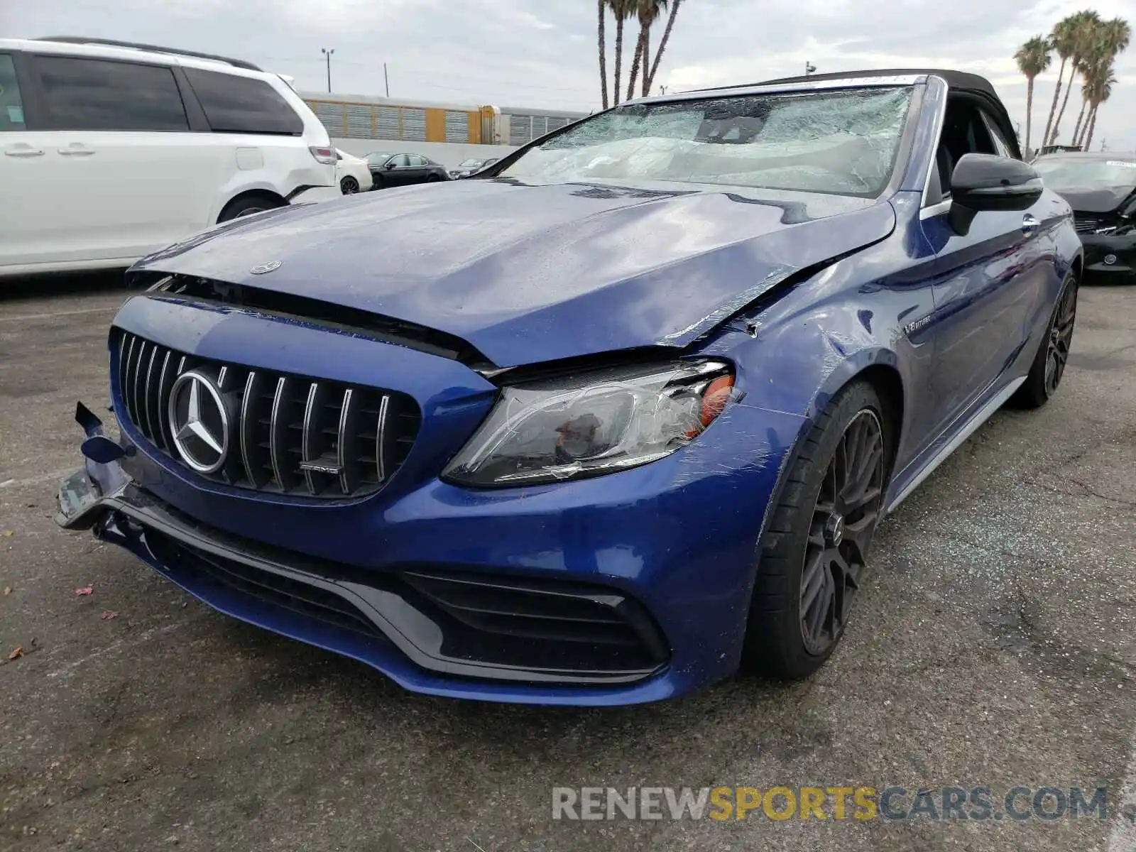 2 Photograph of a damaged car WDDWK8HB7KF859438 MERCEDES-BENZ C-CLASS 2019