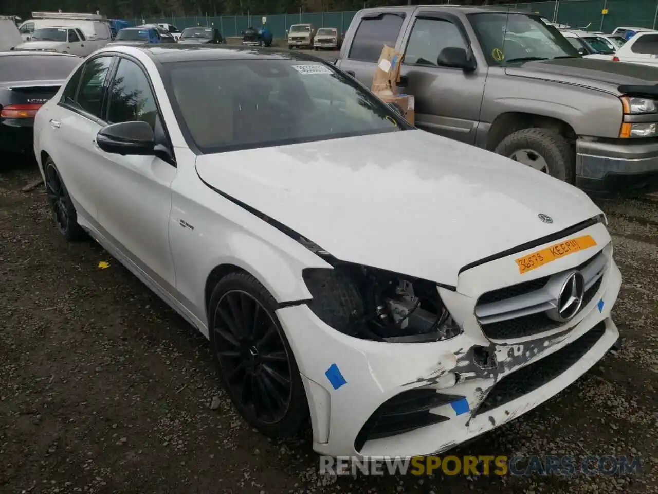 1 Photograph of a damaged car 55SWF6EB0LU328335 MERCEDES-BENZ C-CLASS 2020