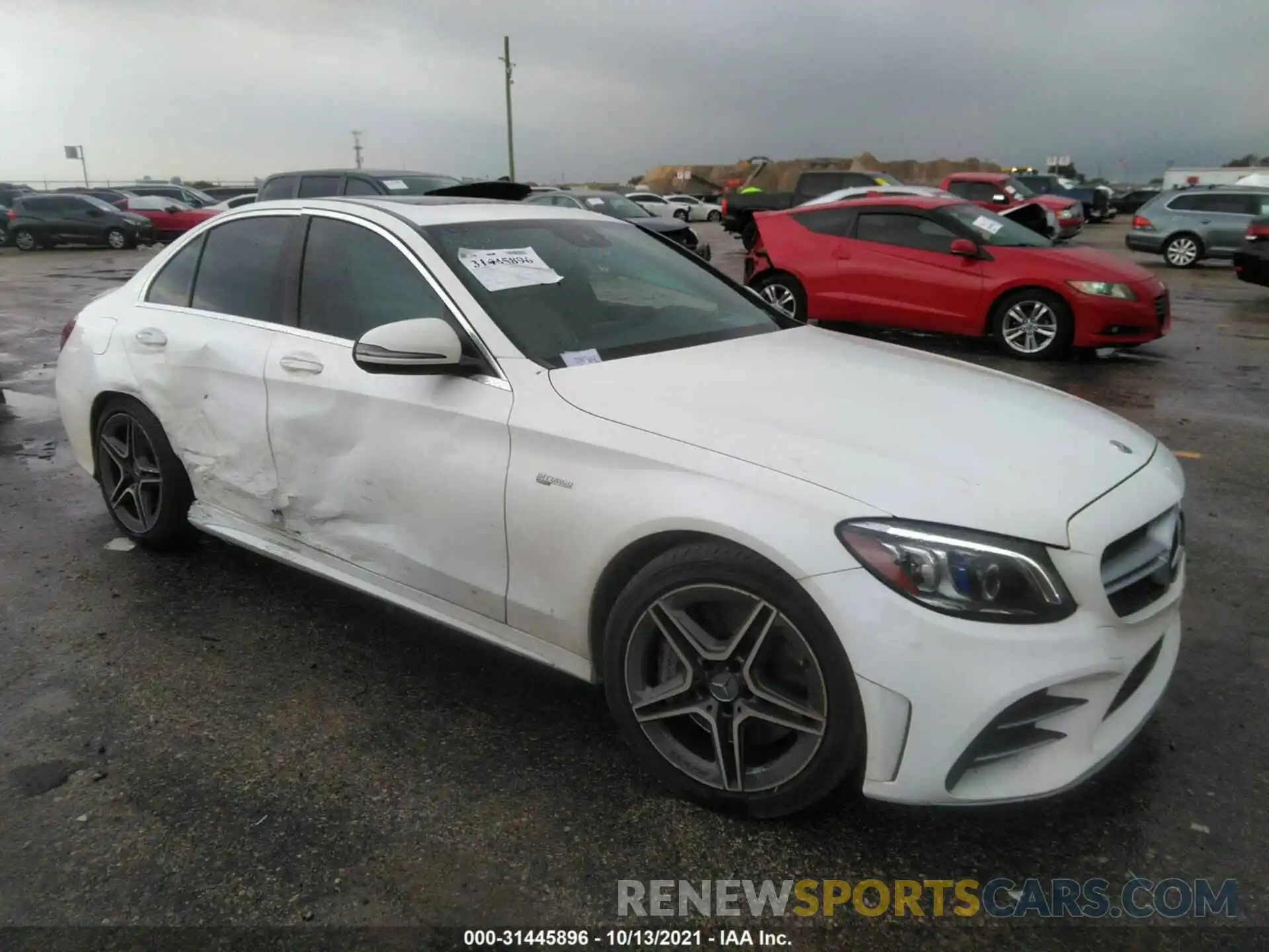 1 Photograph of a damaged car 55SWF6EB0LU330327 MERCEDES-BENZ C-CLASS 2020