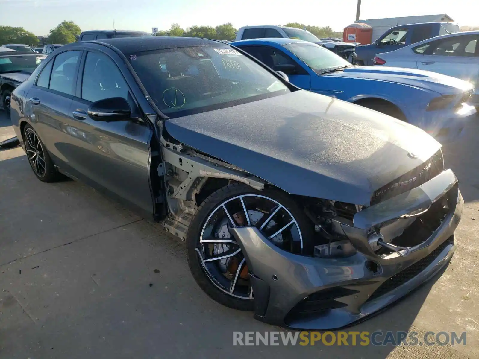 1 Photograph of a damaged car 55SWF6EB0LU330876 MERCEDES-BENZ C CLASS 2020