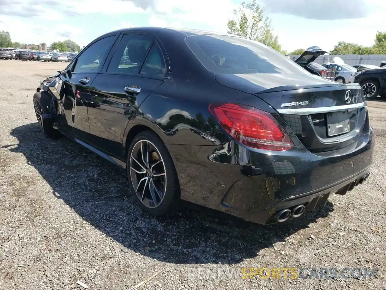 3 Photograph of a damaged car 55SWF6EB1LU329221 MERCEDES-BENZ C-CLASS 2020