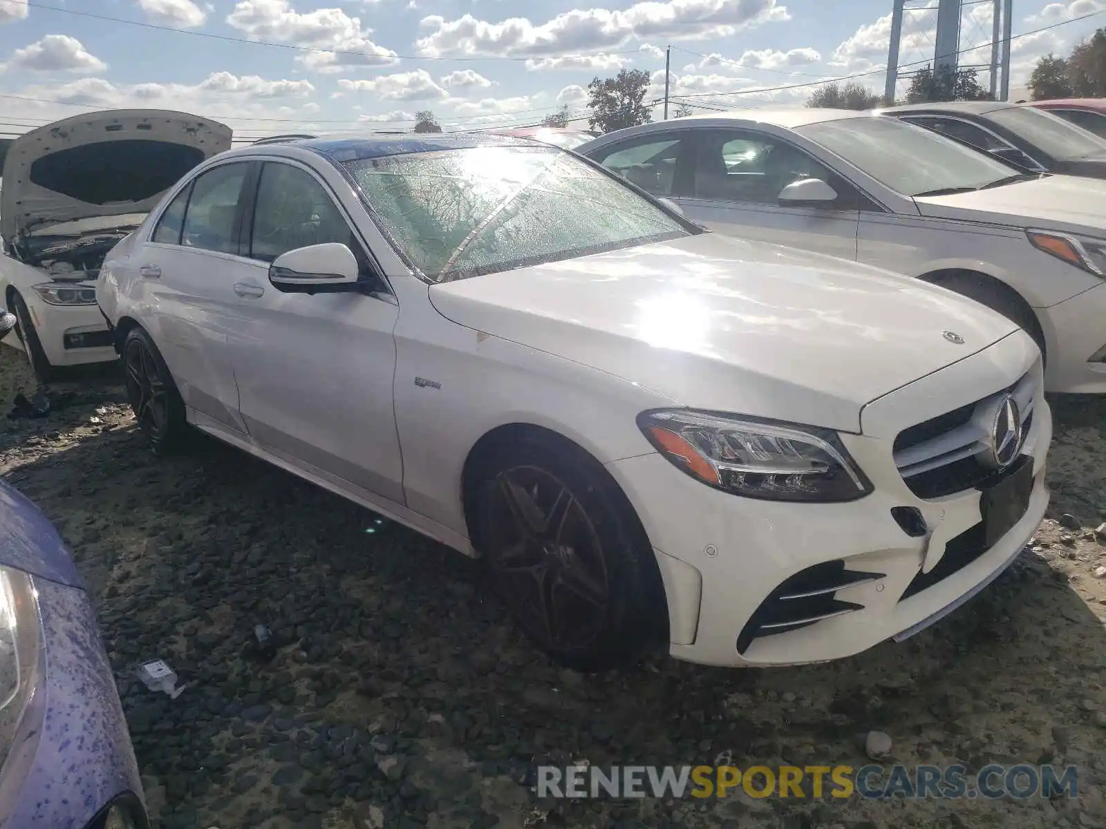 1 Photograph of a damaged car 55SWF6EB2LU323119 MERCEDES-BENZ C-CLASS 2020