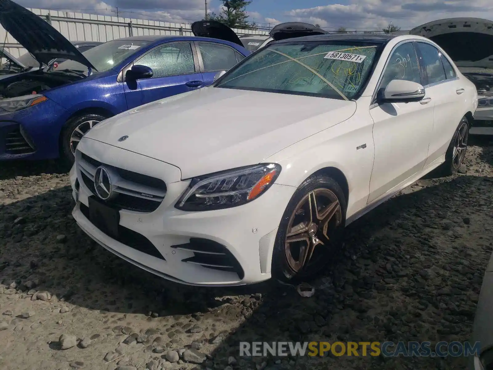 2 Photograph of a damaged car 55SWF6EB2LU323119 MERCEDES-BENZ C-CLASS 2020