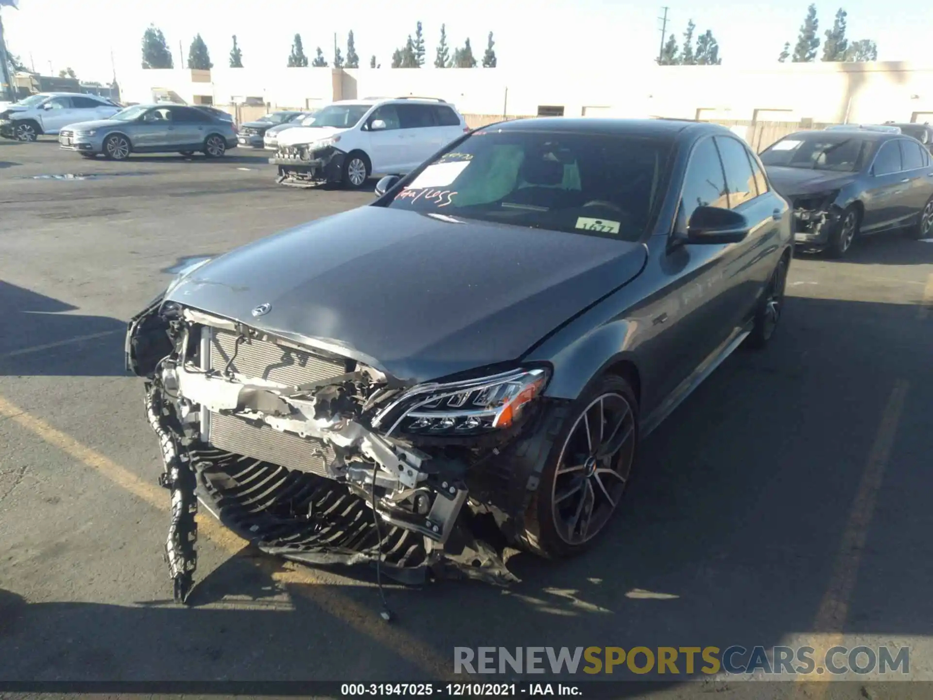 2 Photograph of a damaged car 55SWF6EB2LU333987 MERCEDES-BENZ C-CLASS 2020