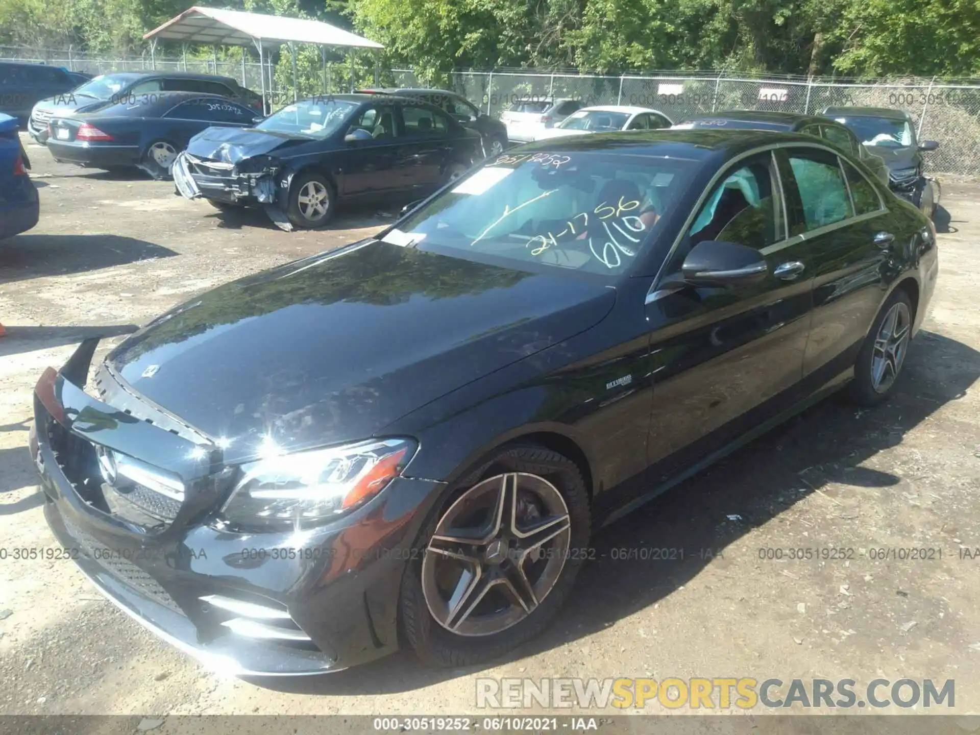 2 Photograph of a damaged car 55SWF6EB3LU327955 MERCEDES-BENZ C-CLASS 2020