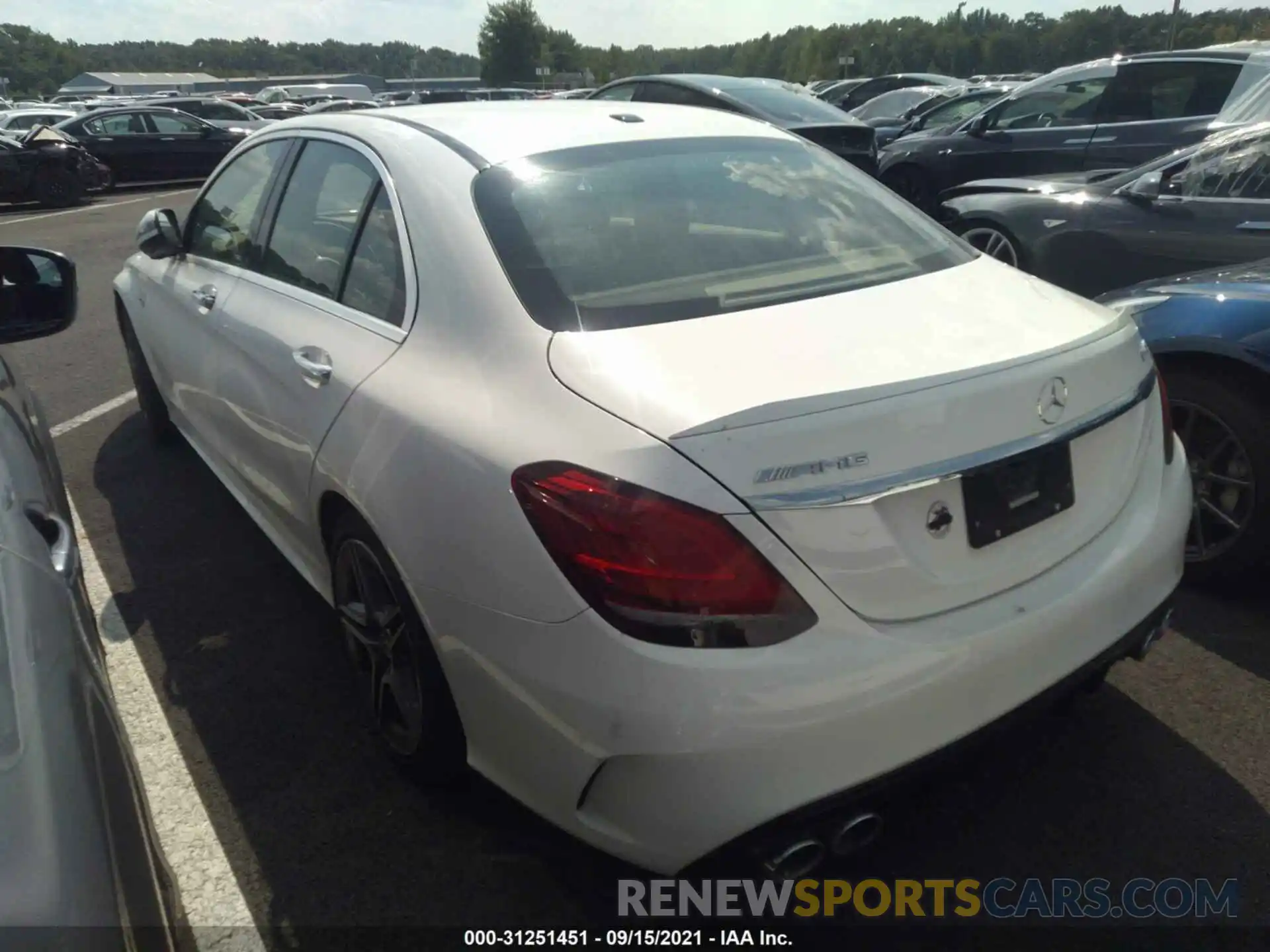 3 Photograph of a damaged car 55SWF6EB3LU330807 MERCEDES-BENZ C-CLASS 2020