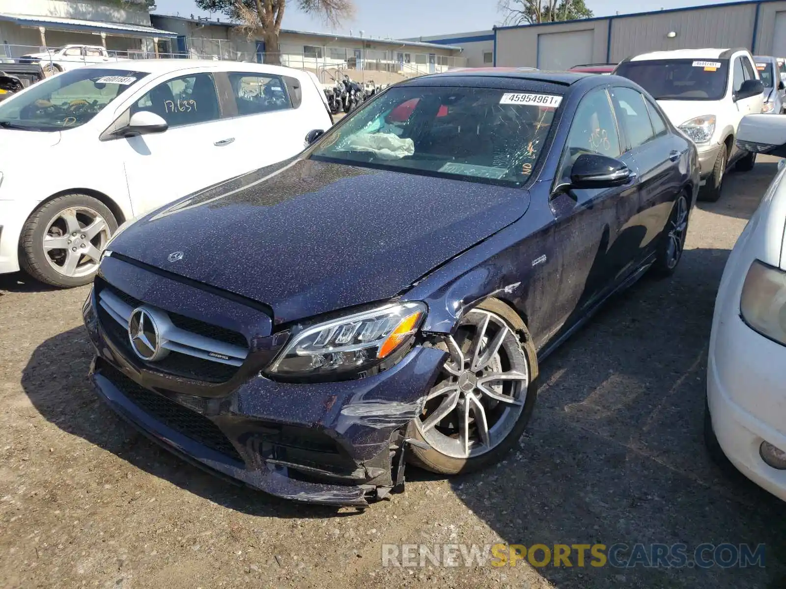 2 Photograph of a damaged car 55SWF6EB5LU330467 MERCEDES-BENZ C-CLASS 2020