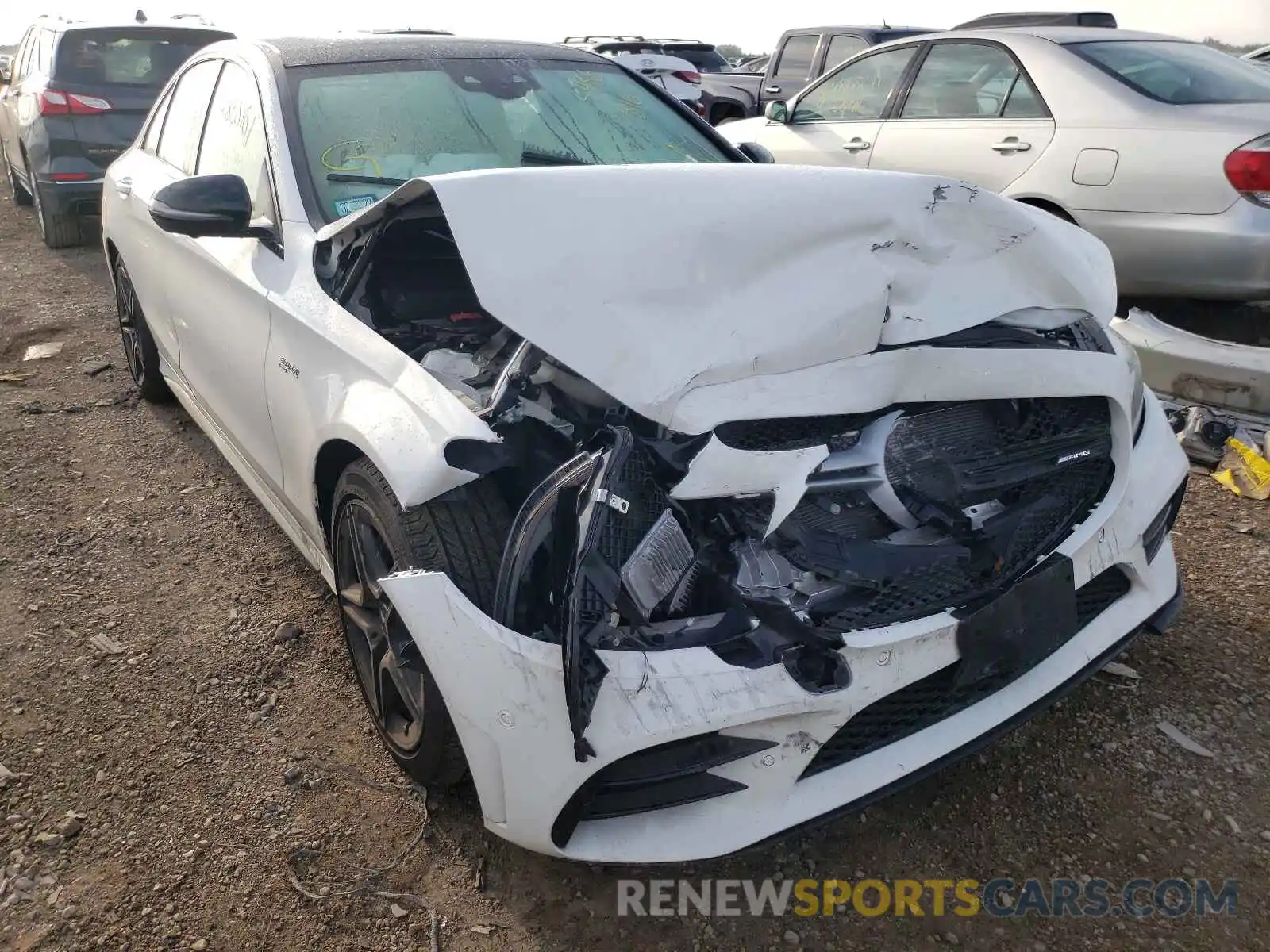 1 Photograph of a damaged car 55SWF6EB7LU328476 MERCEDES-BENZ C-CLASS 2020