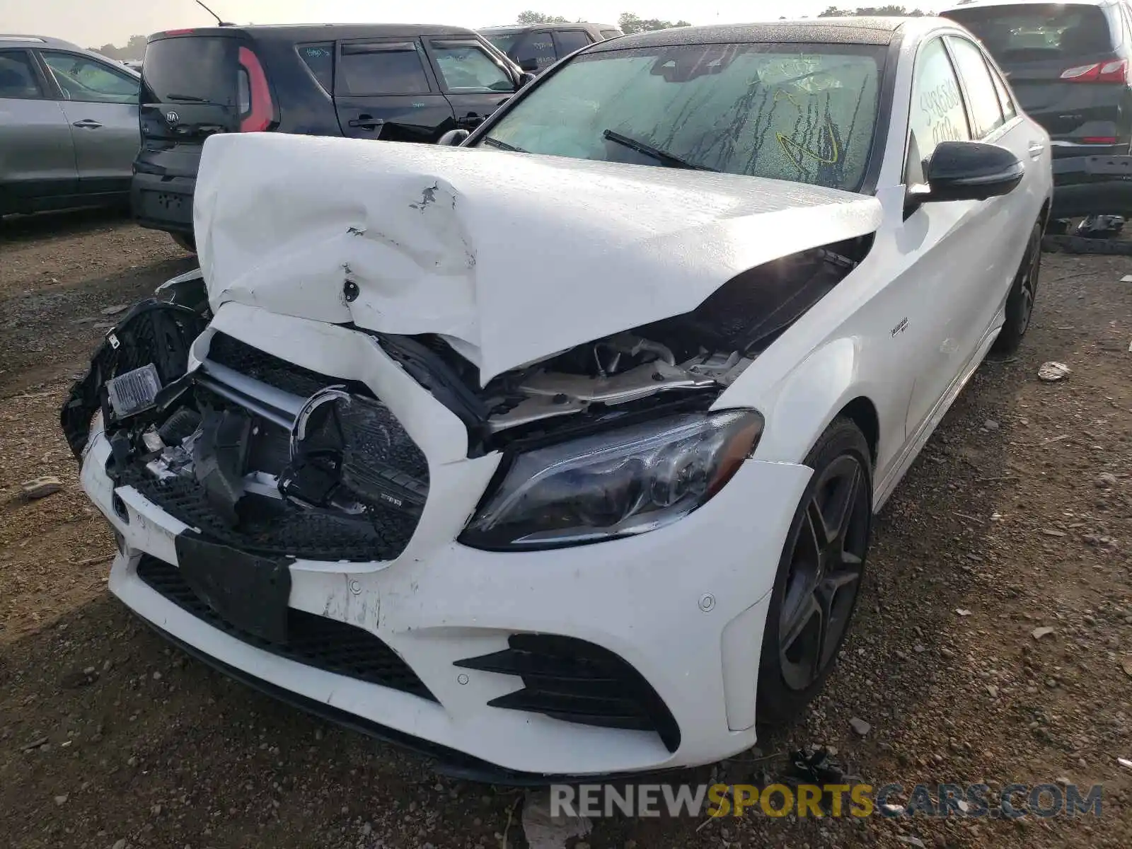 2 Photograph of a damaged car 55SWF6EB7LU328476 MERCEDES-BENZ C-CLASS 2020