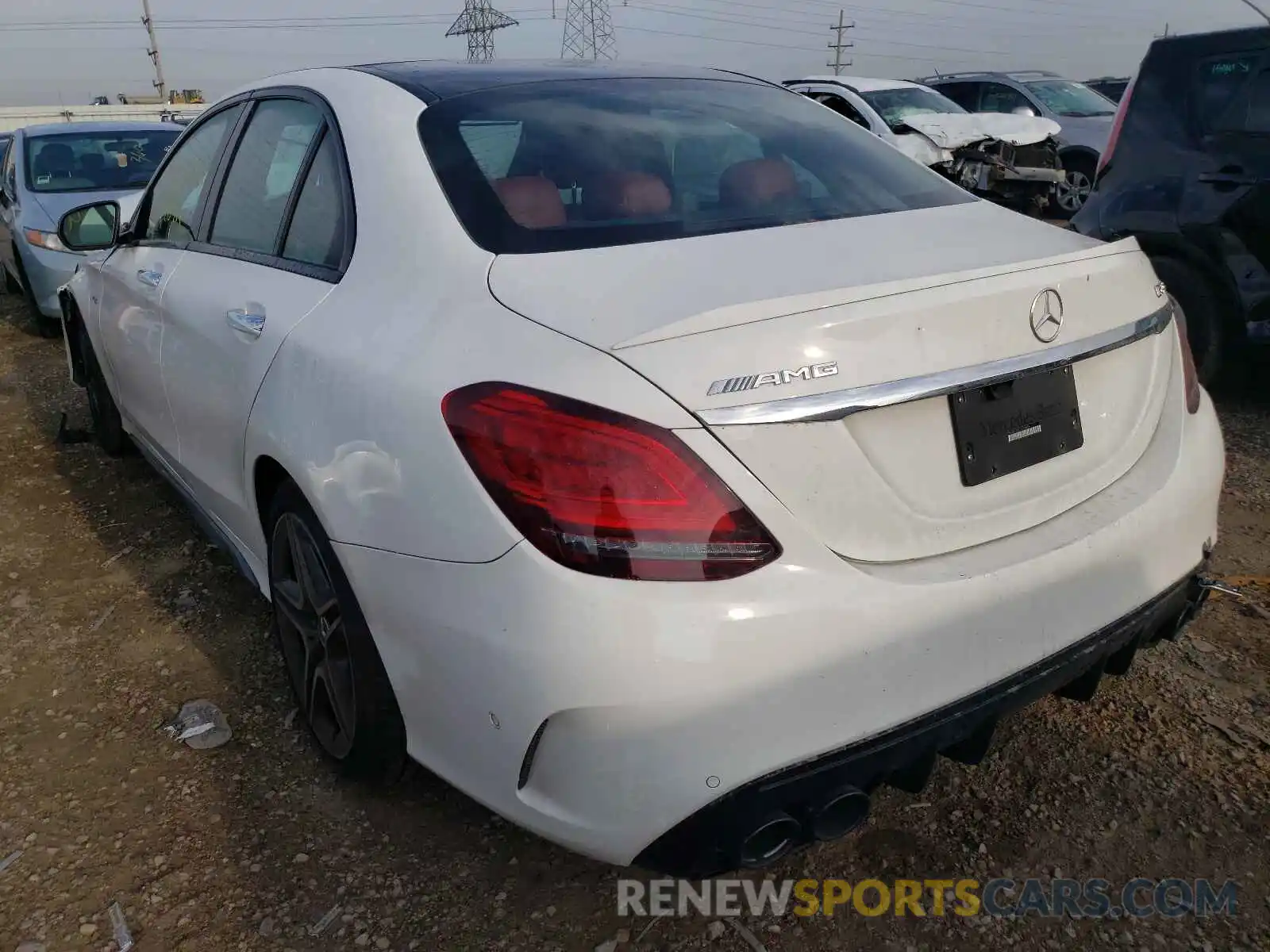 3 Photograph of a damaged car 55SWF6EB7LU328476 MERCEDES-BENZ C-CLASS 2020