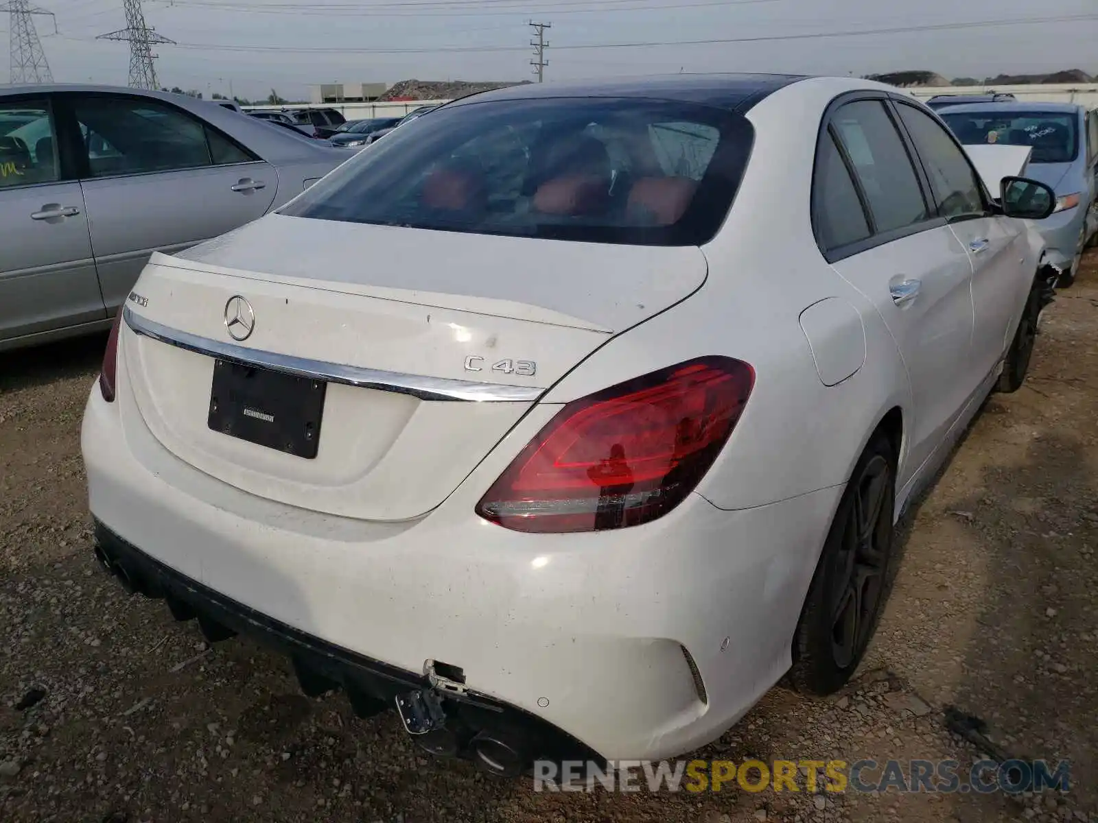 4 Photograph of a damaged car 55SWF6EB7LU328476 MERCEDES-BENZ C-CLASS 2020