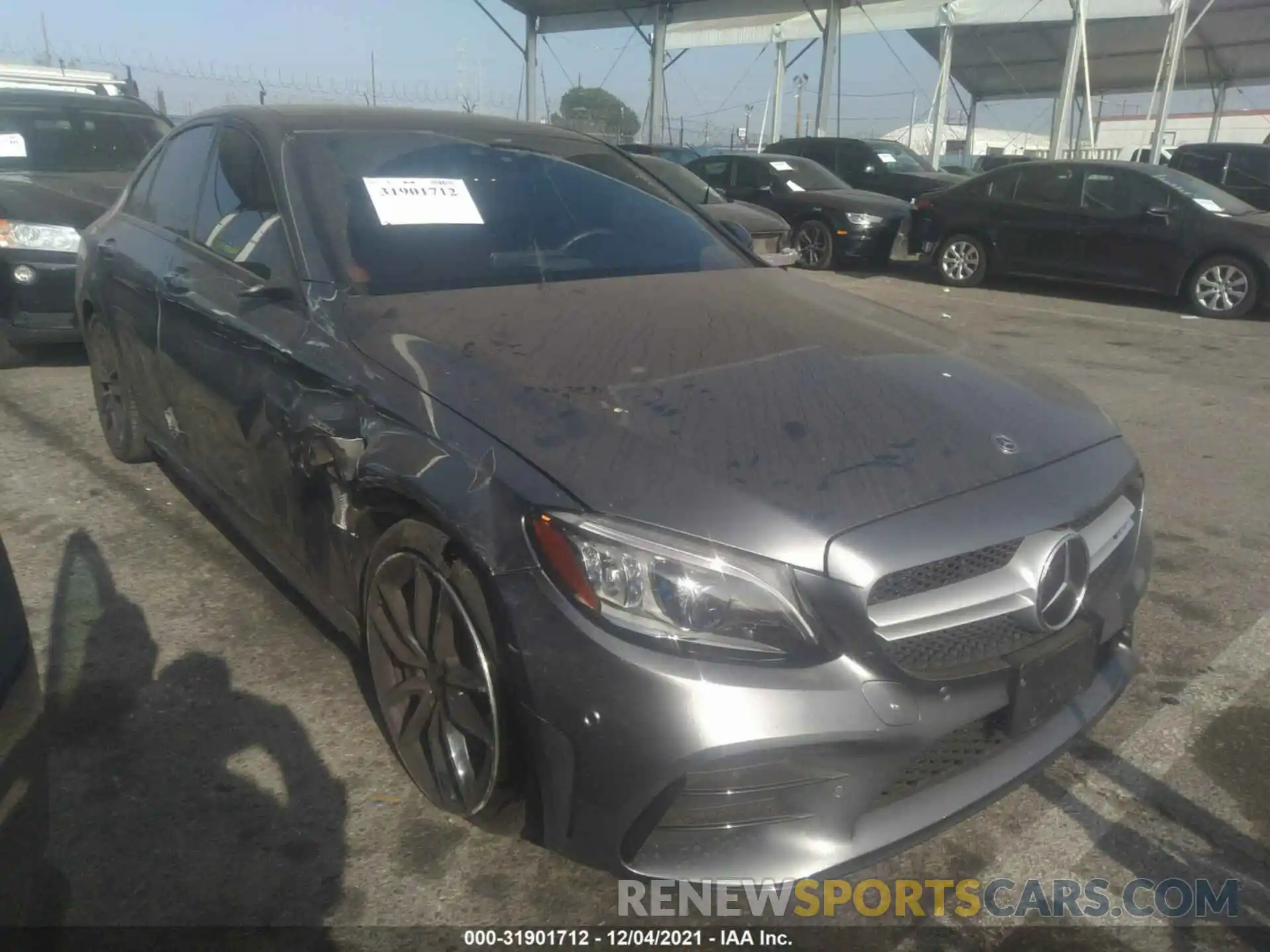 1 Photograph of a damaged car 55SWF6EB7LU328509 MERCEDES-BENZ C-CLASS 2020